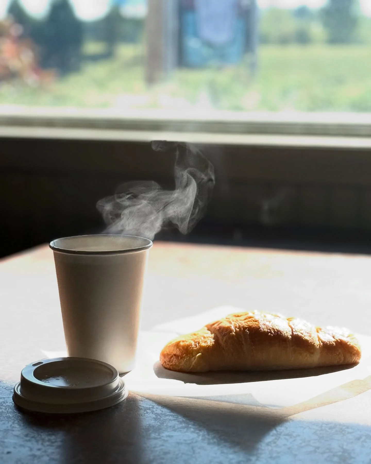 Happiness is brewed fresh and baked golden!
#morningsunshine☀️ #coffeebreak