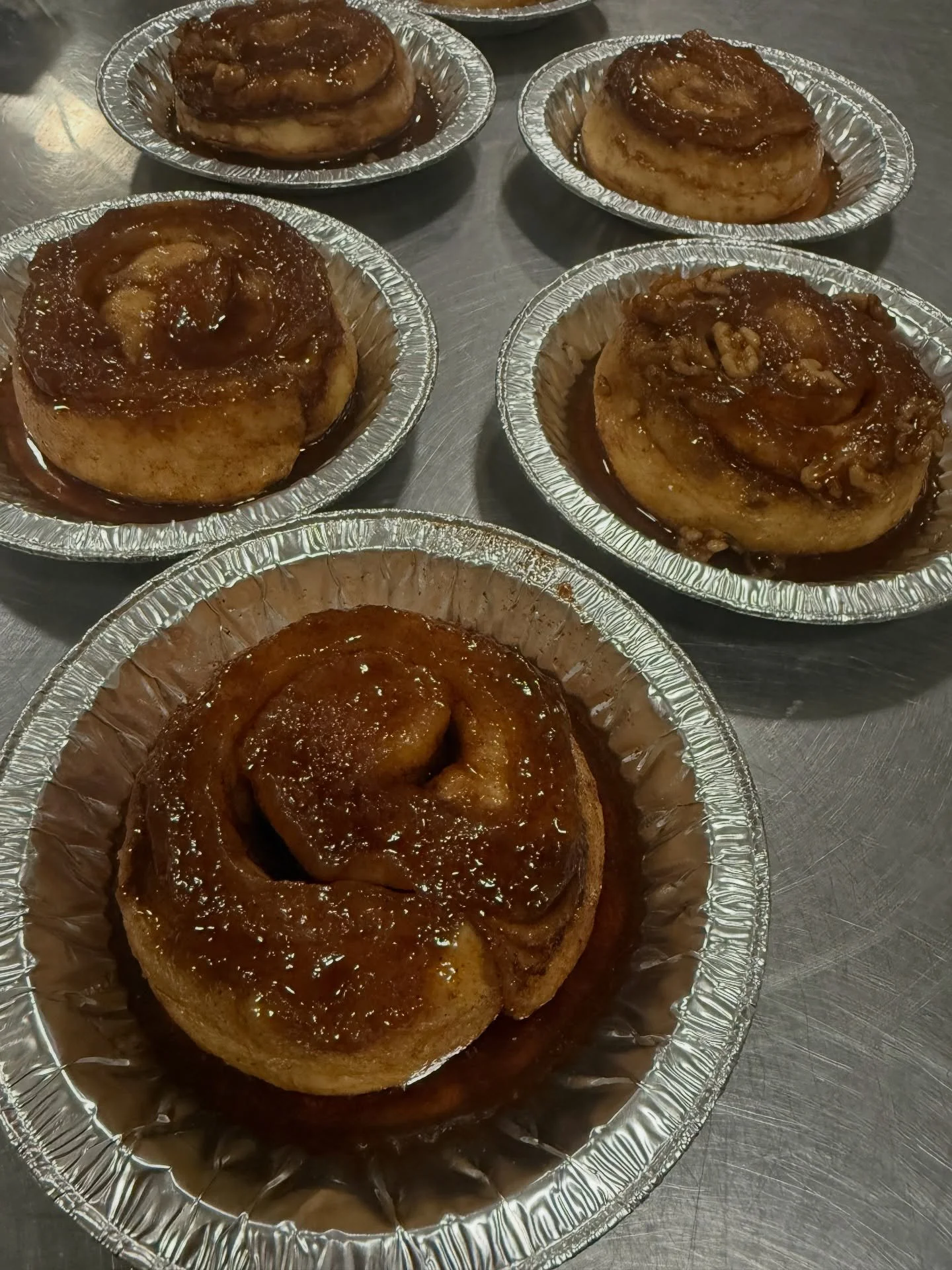 Single Sticky Buns. Stop in today and see what we have for your holiday meals and snacking! Even some stocking stuffers. 
Merry Christmas Eve!