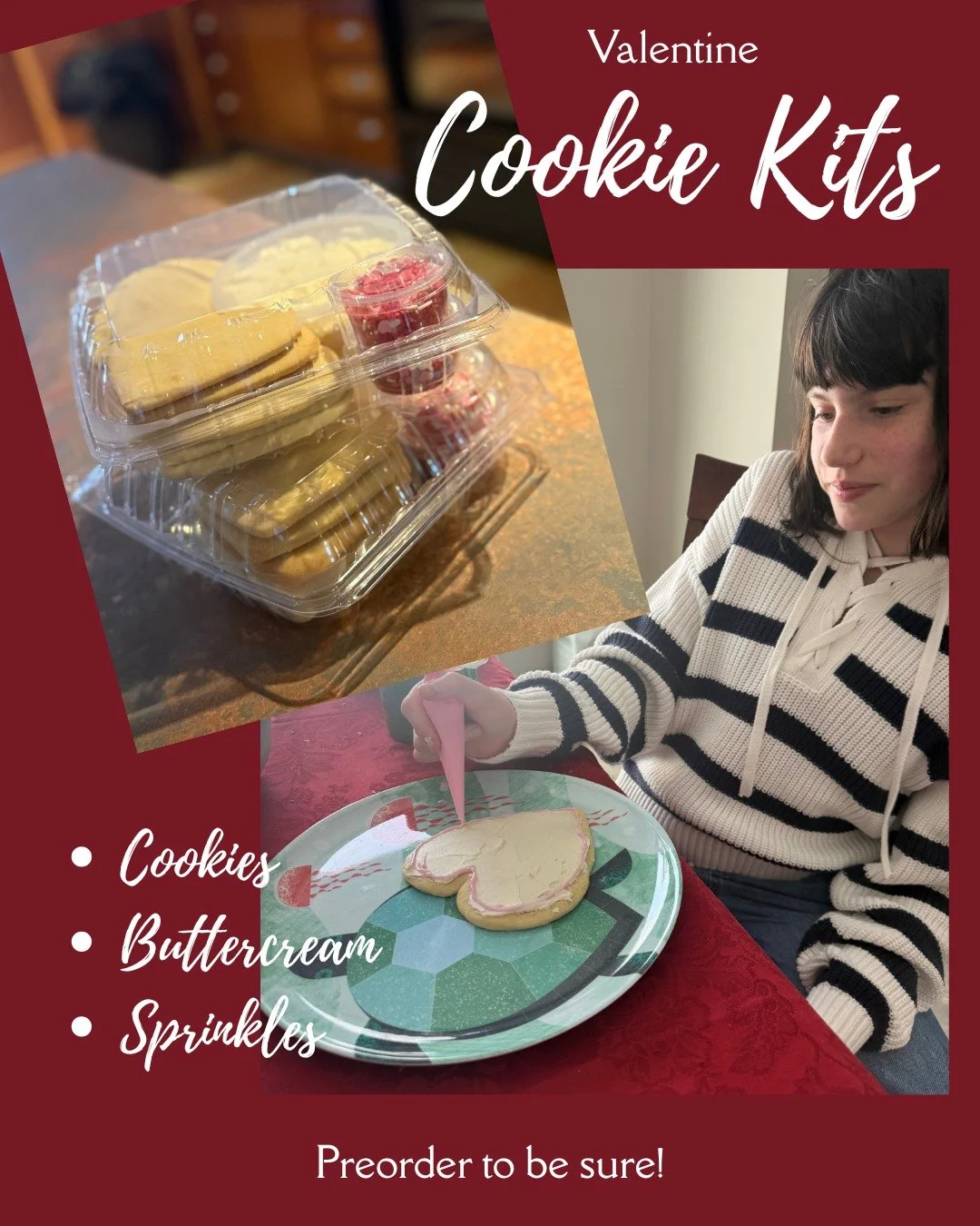 We will be stocking Valentine's all week long! 
Pre-orders are always suggested but you never know what you will find when you stop in!
Flowers, cookies, chocolate.......
#sweethearts