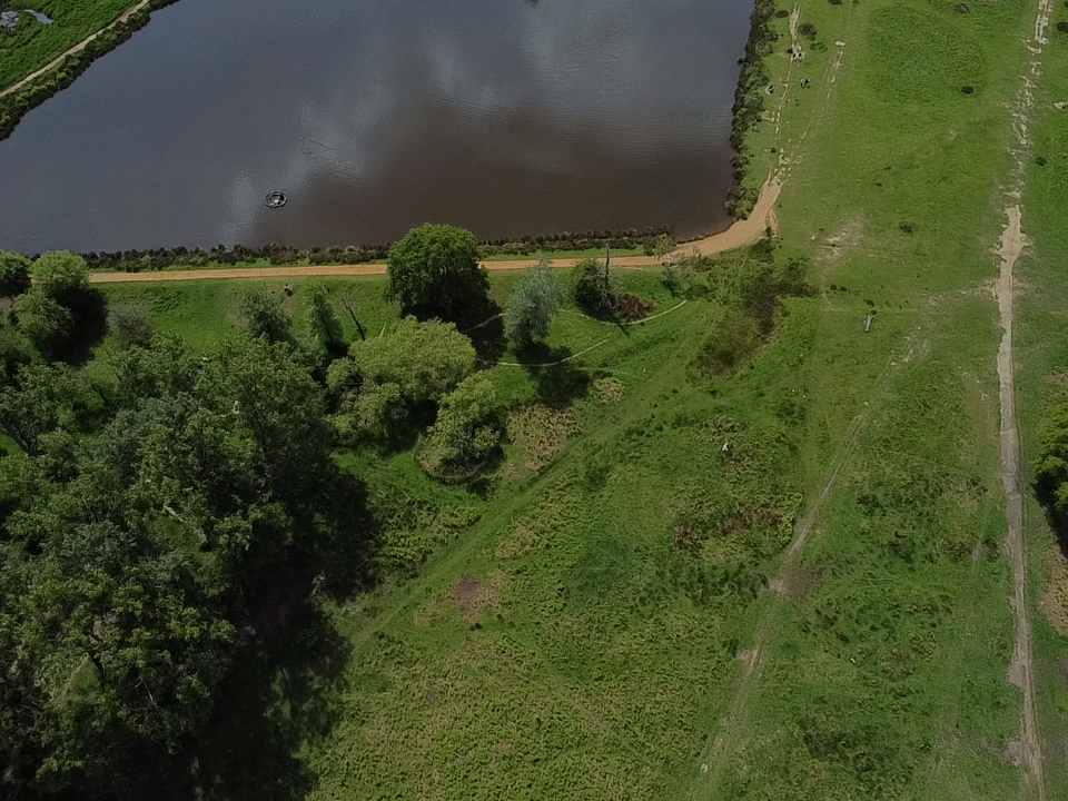 Richmond park arial shot