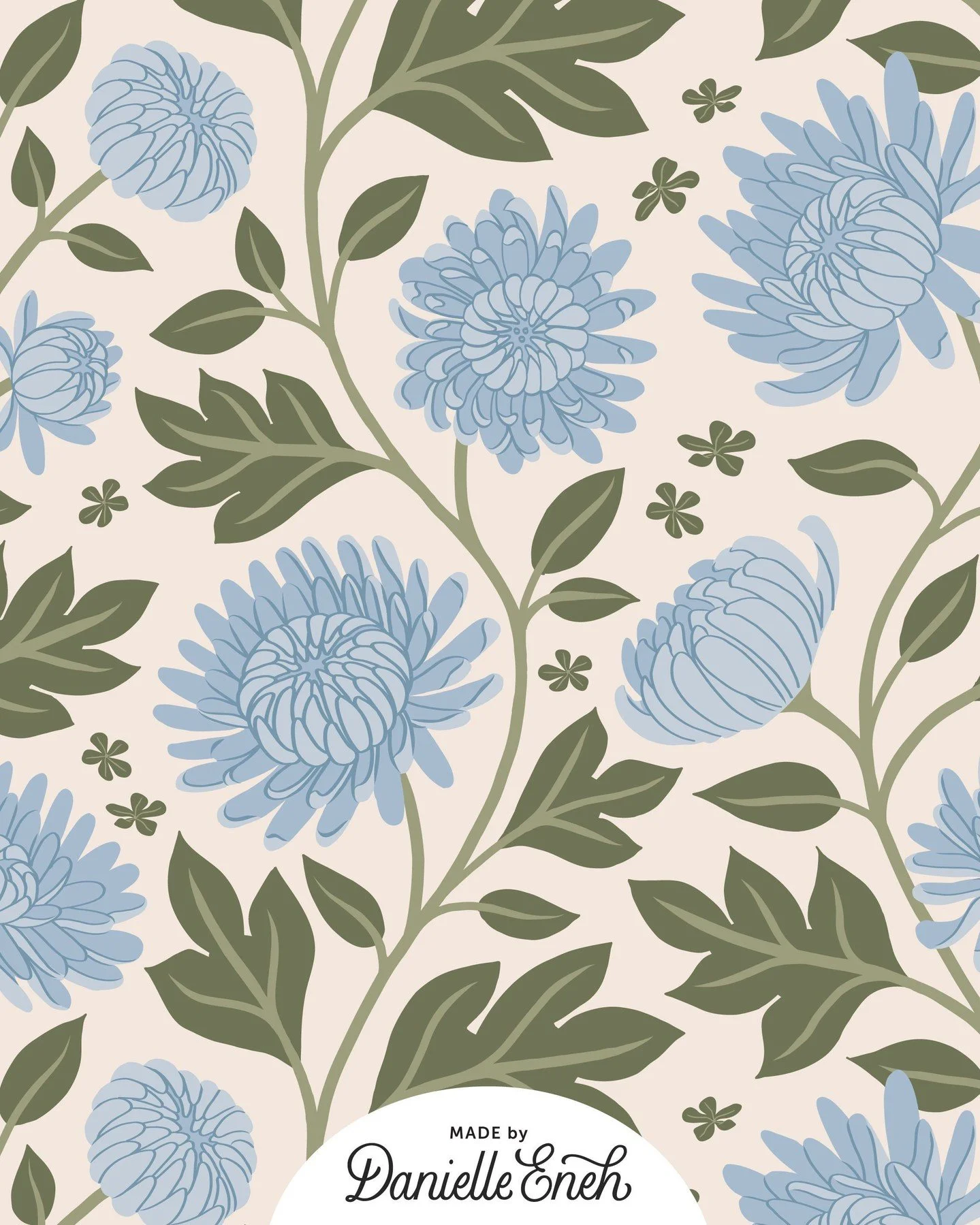 Just sharing some pretty Blue Chrysanthemums on this lovely Saturday morning 😊 

.

.

.

#spoonflower #spoonflowerartist #surfacepatterndesign #surfacepatterndesigner #surfacepattercommunity #artlicensing #printandpattern #licensingartist #createdt