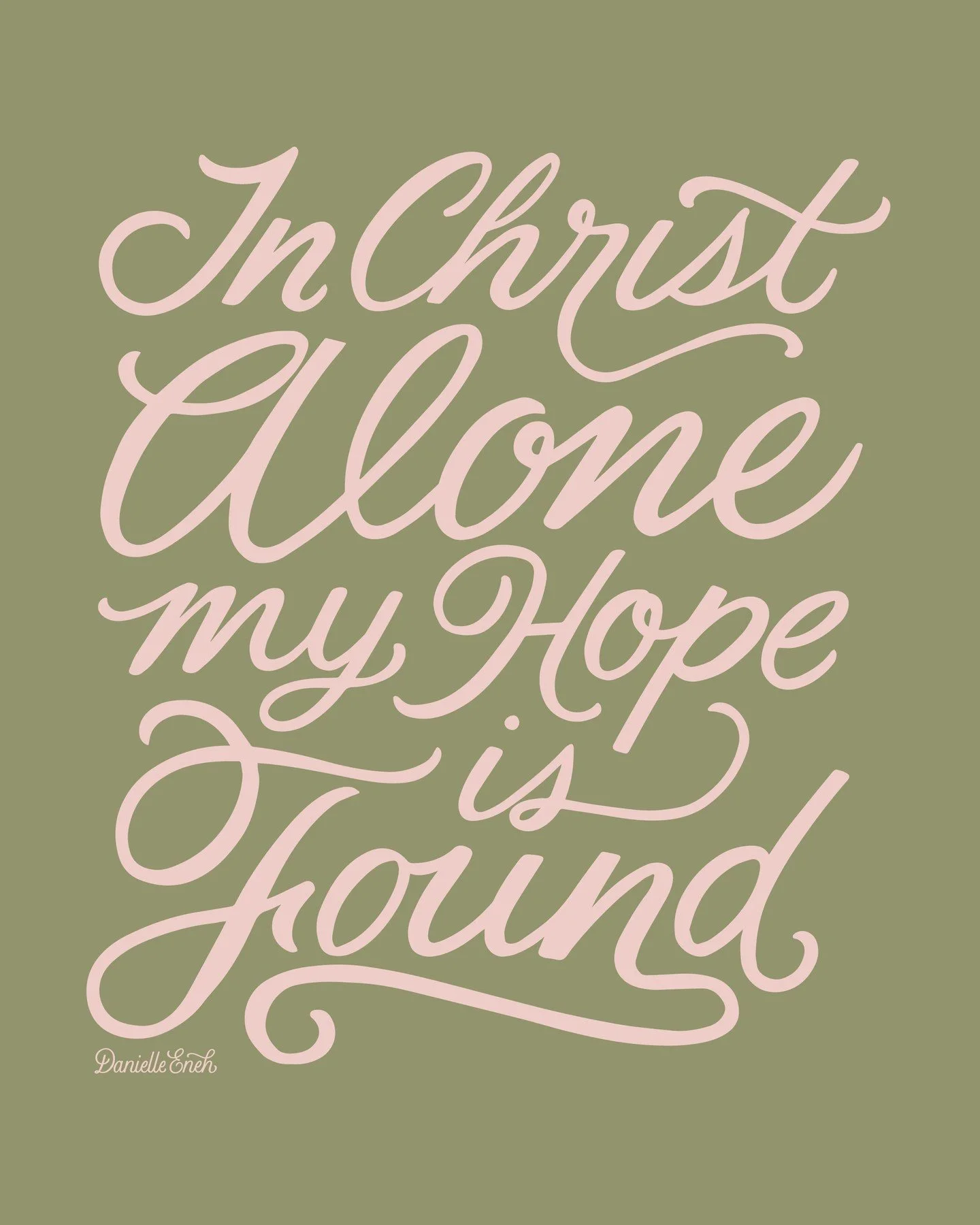 With so much going on in the world at all times, I need this reminder more thane ever.

🎶 
In Christ alone, my hope is found
He is my light, my strength, my song 

.

.

.

#typography #handdrawntype #lettering #creativewomen #surfacedesign #procrea