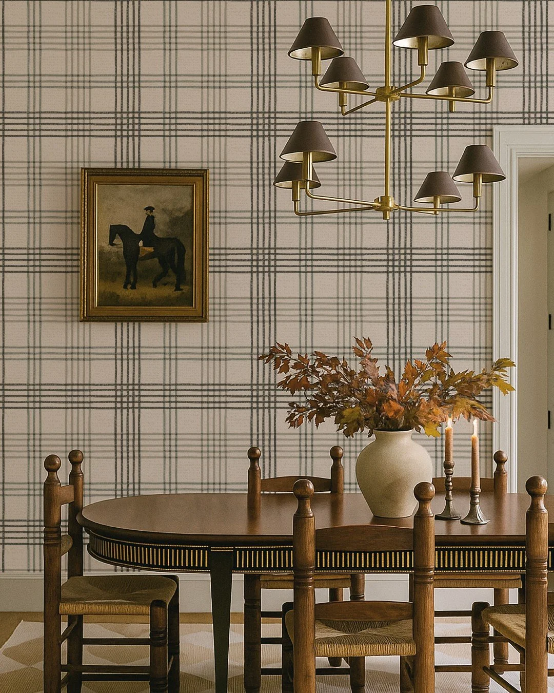 This simple striped plaid would look good on wallpaper! This pattern is available in 5 color ways in my @spoonflower shop.

Also available for licensing. DM me or send me an email!

.

.

.

#printandpattern #wallpaper #wallpaperdecor#wallpaperinspo 