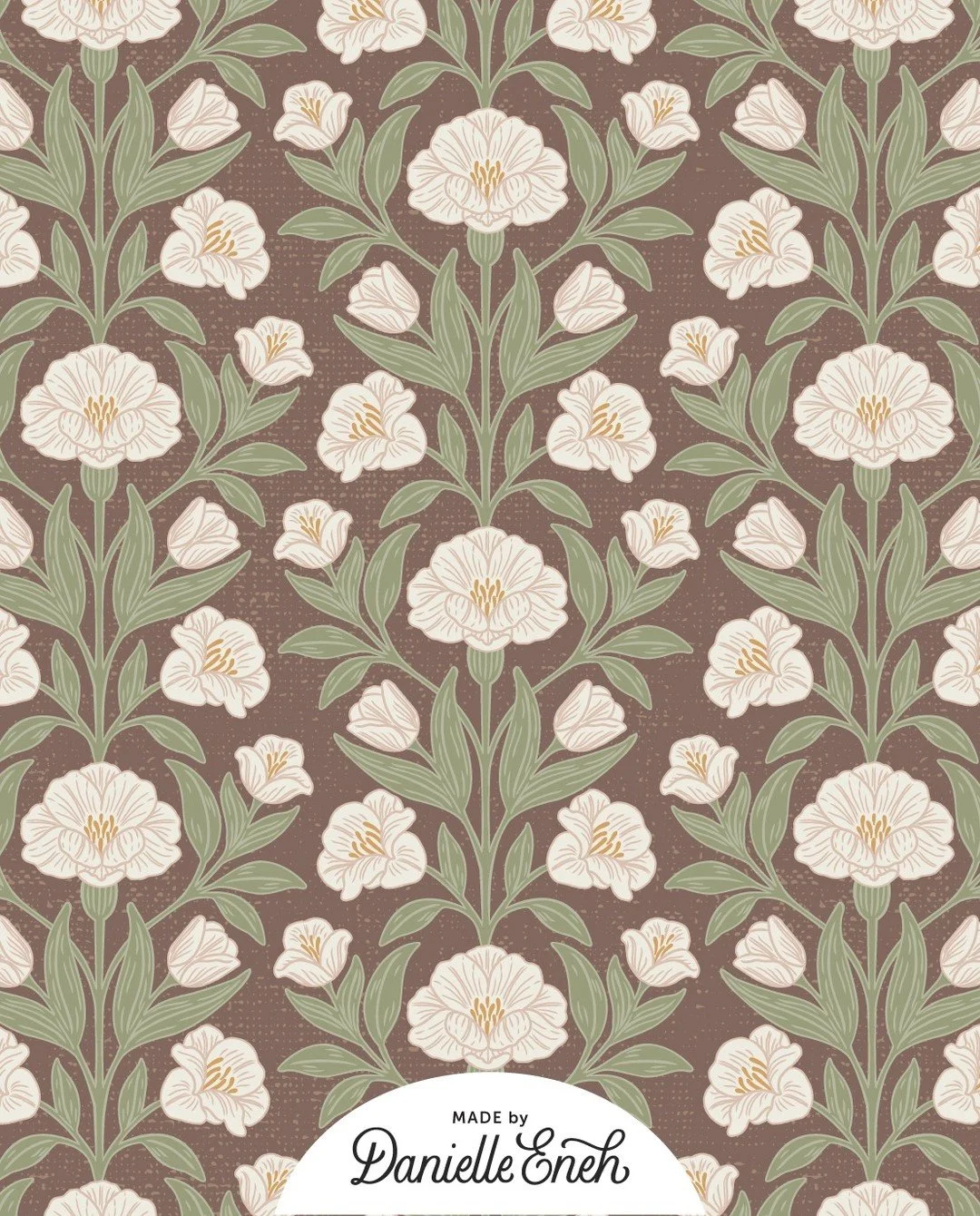 This might be my 4th tulip design since I started creating patterns. I can't help it, they're my favorite flower and I find them endlessly beautiful. This design is called Tulips in Full Bloom and is available in my @spoonflower shop. Search design 2