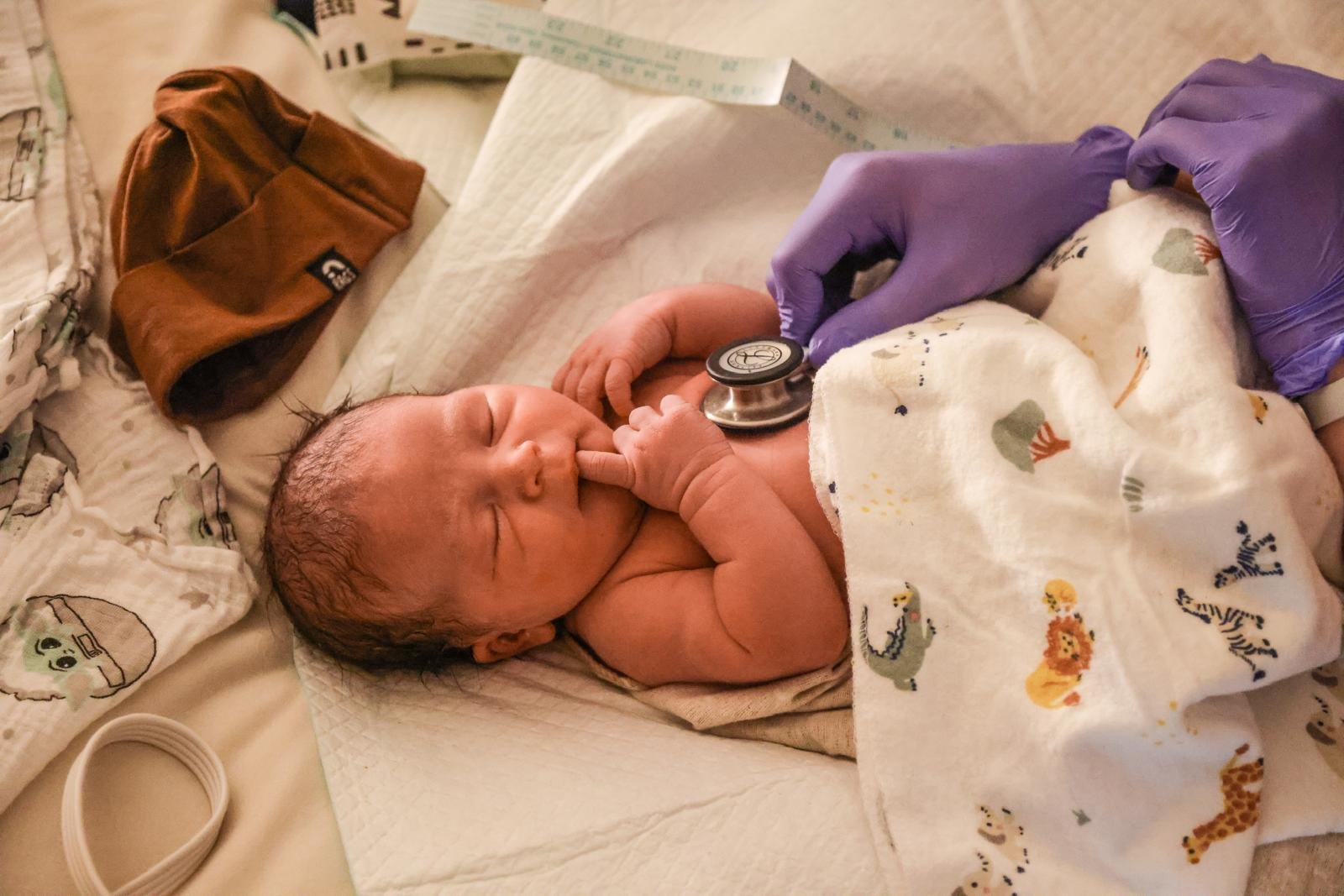 Newborn assessment with the Seaside Midwifery team