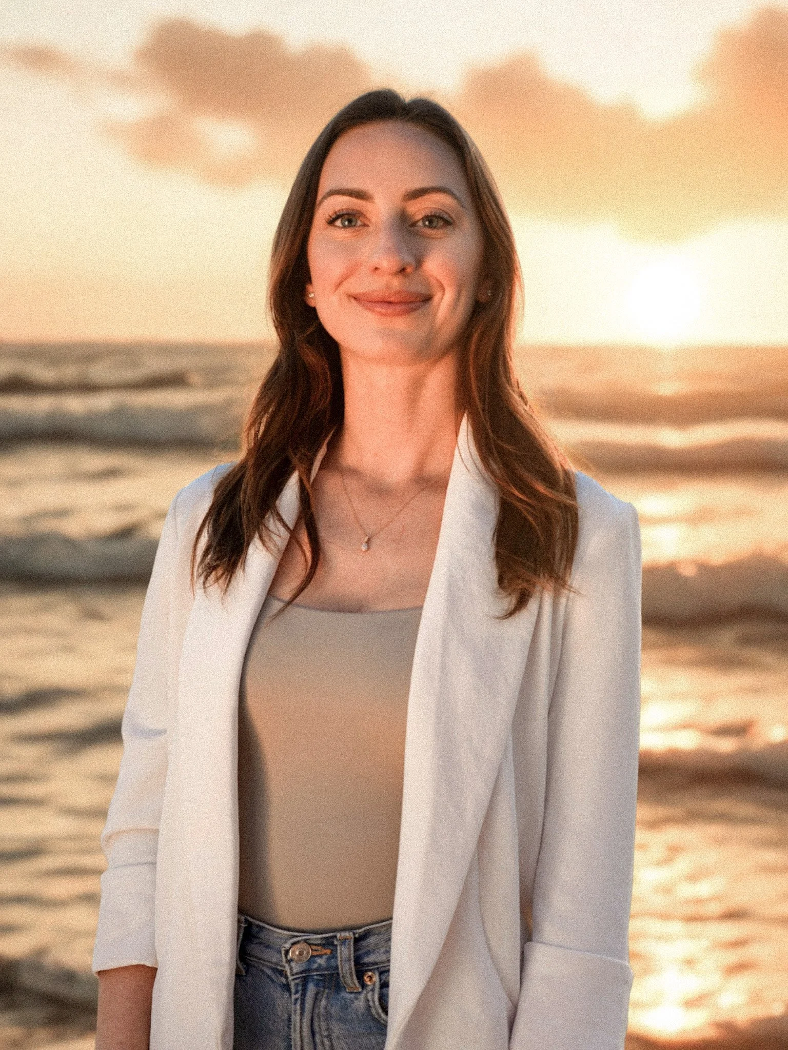 Brianna Adams of Seaside Midwifery at the beach