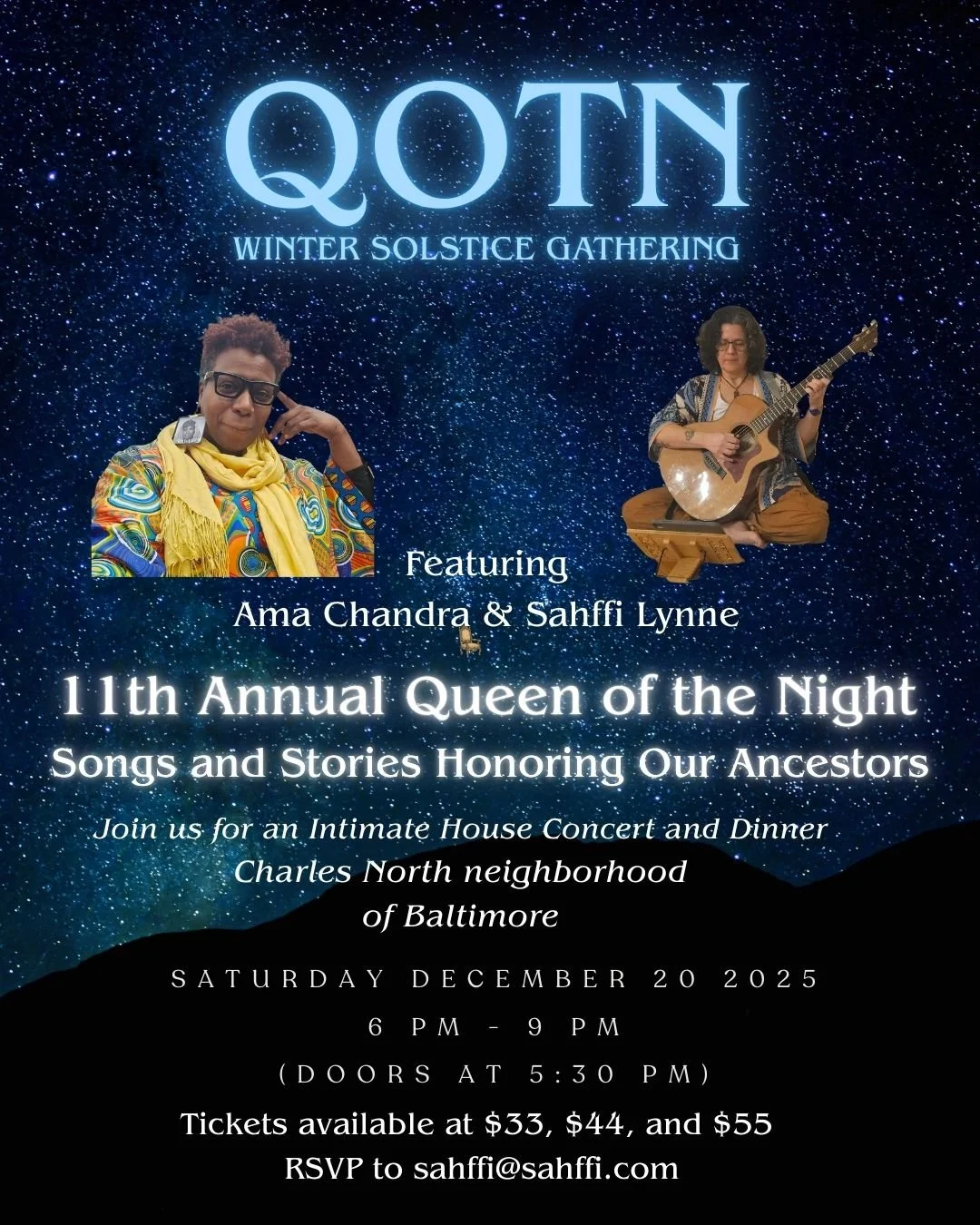 11th Annual Queen of the Night Winter Solstice Gathering