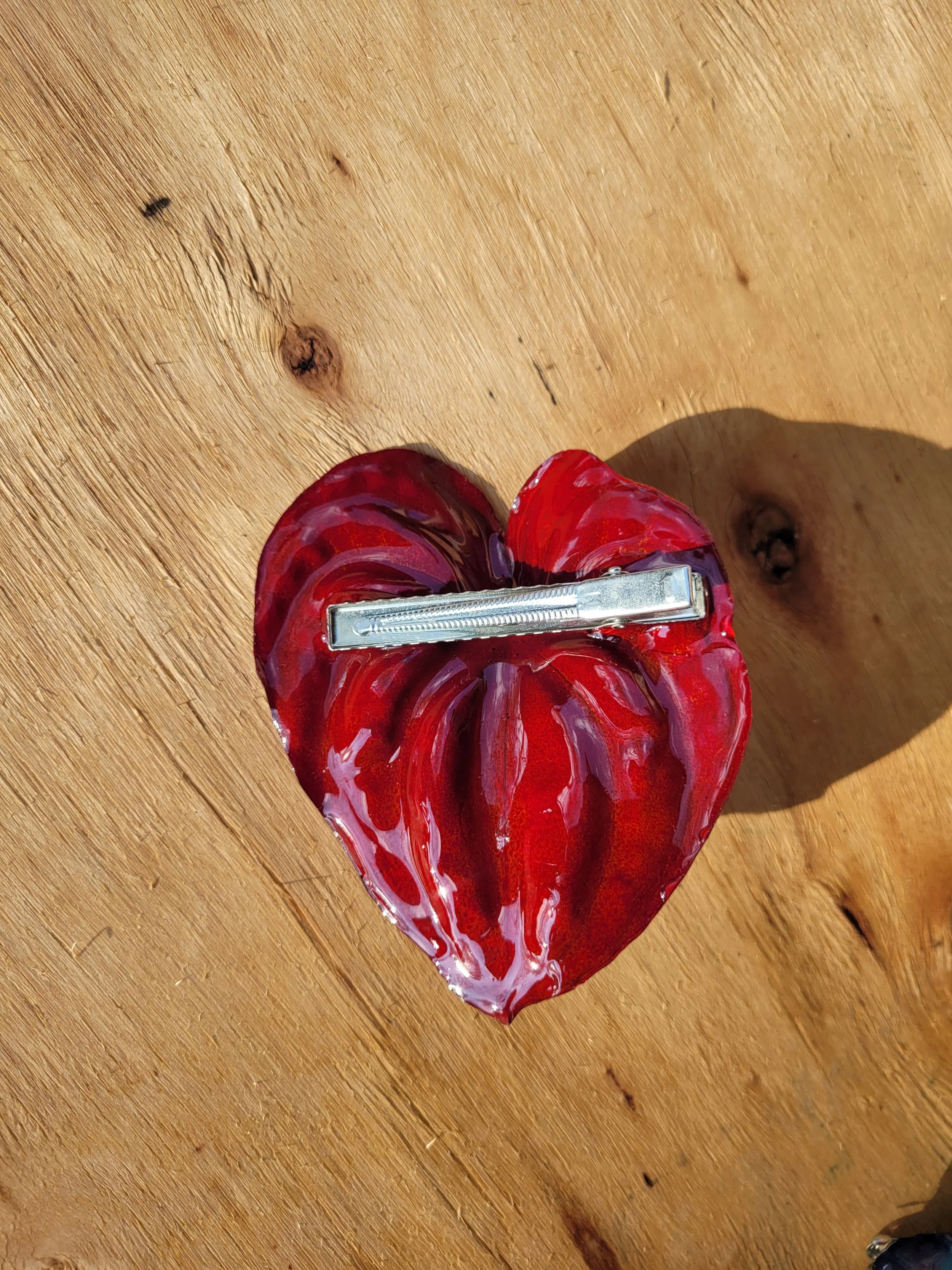 Anthurium Alligator Hair Clip