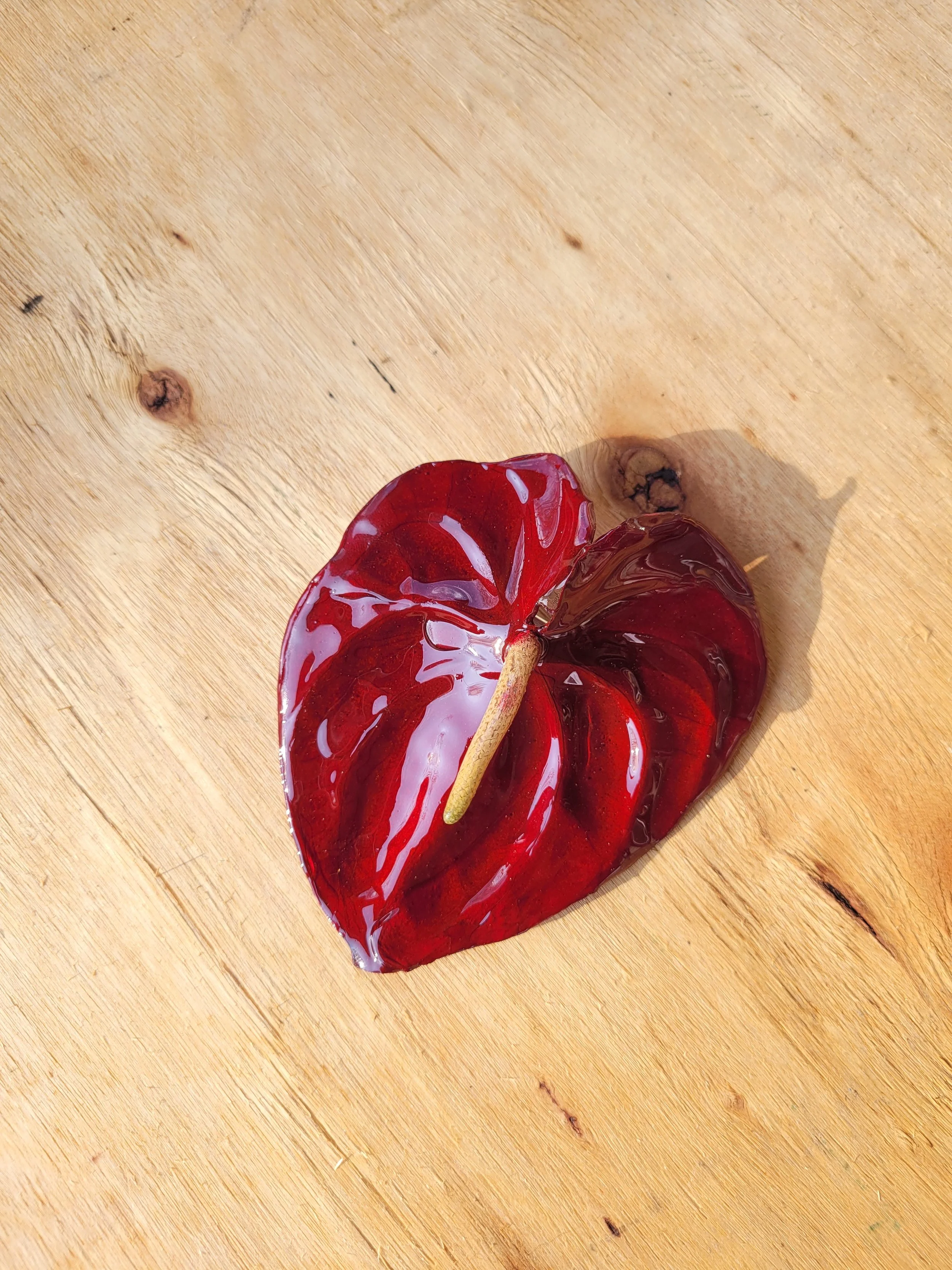 Anthurium Alligator Hair Clip