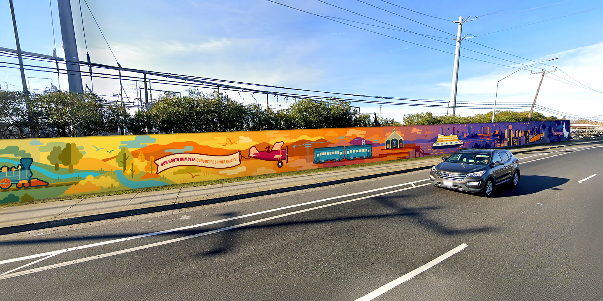 Folsom Blvd Coalition Mural