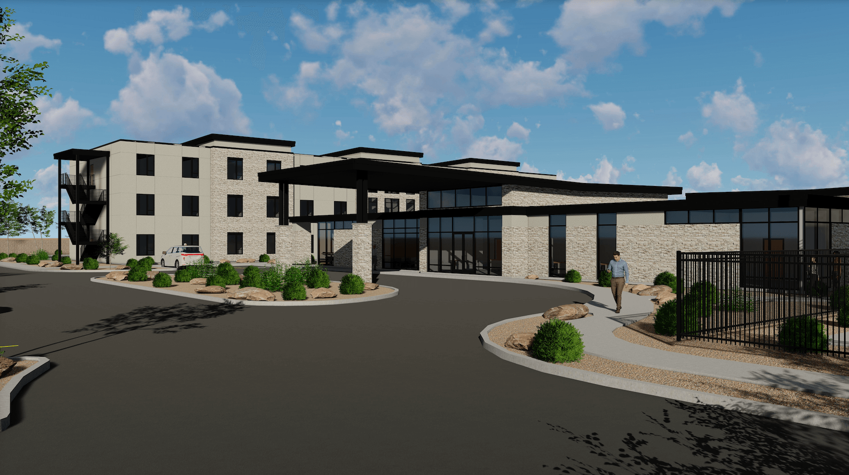 FIXX Development Corp project Patriot Housing LV, LLC rendering of a new veteran housing development planned for the east side of town.