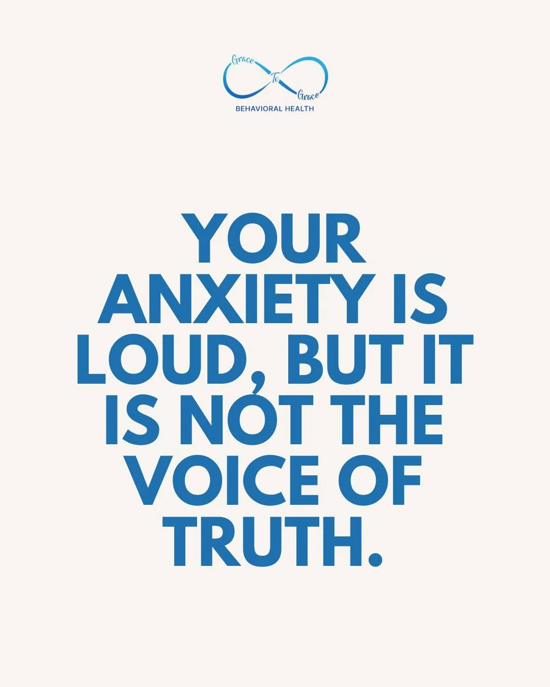 Your anxiety may feel overwhelming.

It can fill your mind with worries, doubts, and endless &ldquo;what ifs.&rdquo;

But remember, just because a thought is loud doesn&rsquo;t mean it&rsquo;s true.

Learning to pause, question anxious thoughts, and 