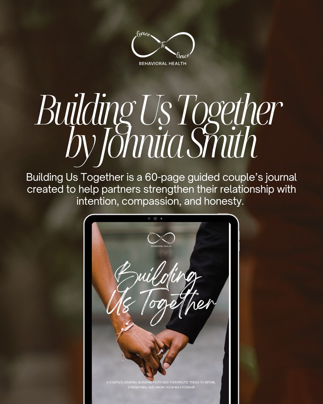 Healthy relationships don&rsquo;t happen by accident.

They are built through safety, honesty, understanding, and consistency.

Building &ldquo;us&rdquo; means growing together, not just staying together. Get your copy now at www.gracetogracebh.com/s