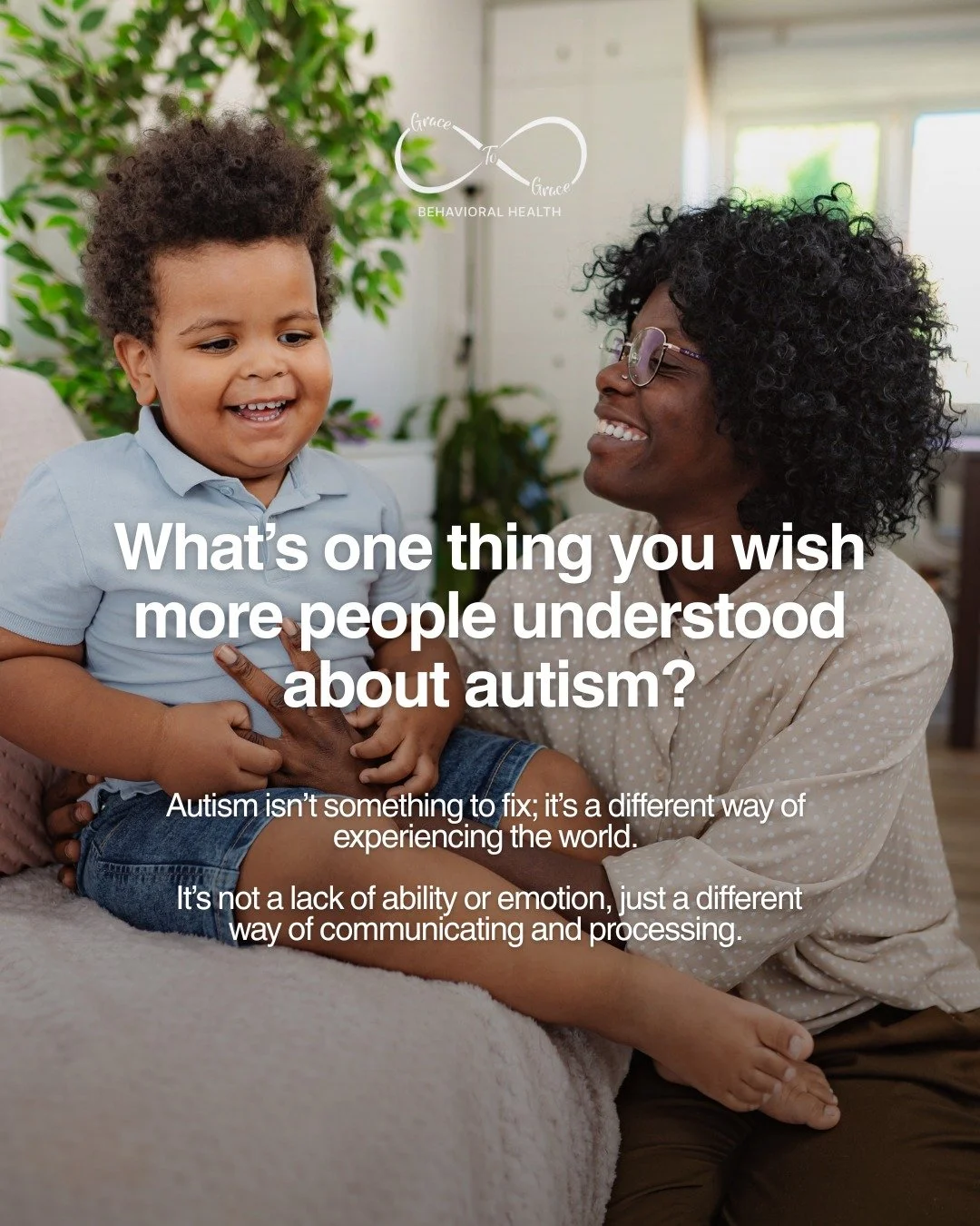 Autism isn&rsquo;t something to fix; it&rsquo;s a different way of experiencing the world.
Many autistic individuals feel deeply, think uniquely, and see things others might miss. They just express it in ways that may not always fit what we expect.

