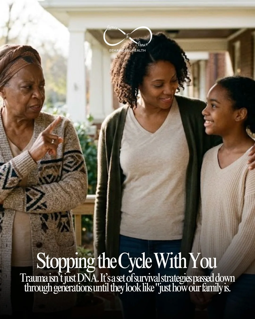 Some patterns didn&rsquo;t start with you, but they can end with you.
Generational trauma can show up in how we think, feel, and relate to others, often passed down through survival and unspoken pain.

Healing begins with awareness and the decision t