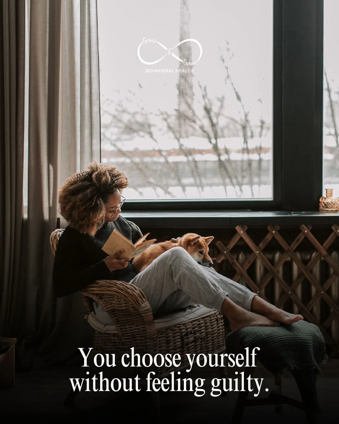 You choose yourself without feeling guilty. 🤍

For so long, you may have been taught to put everyone else first. To keep the peace. To be there for everyone, even when you were running on empty.

But choosing yourself doesn&rsquo;t mean you love oth