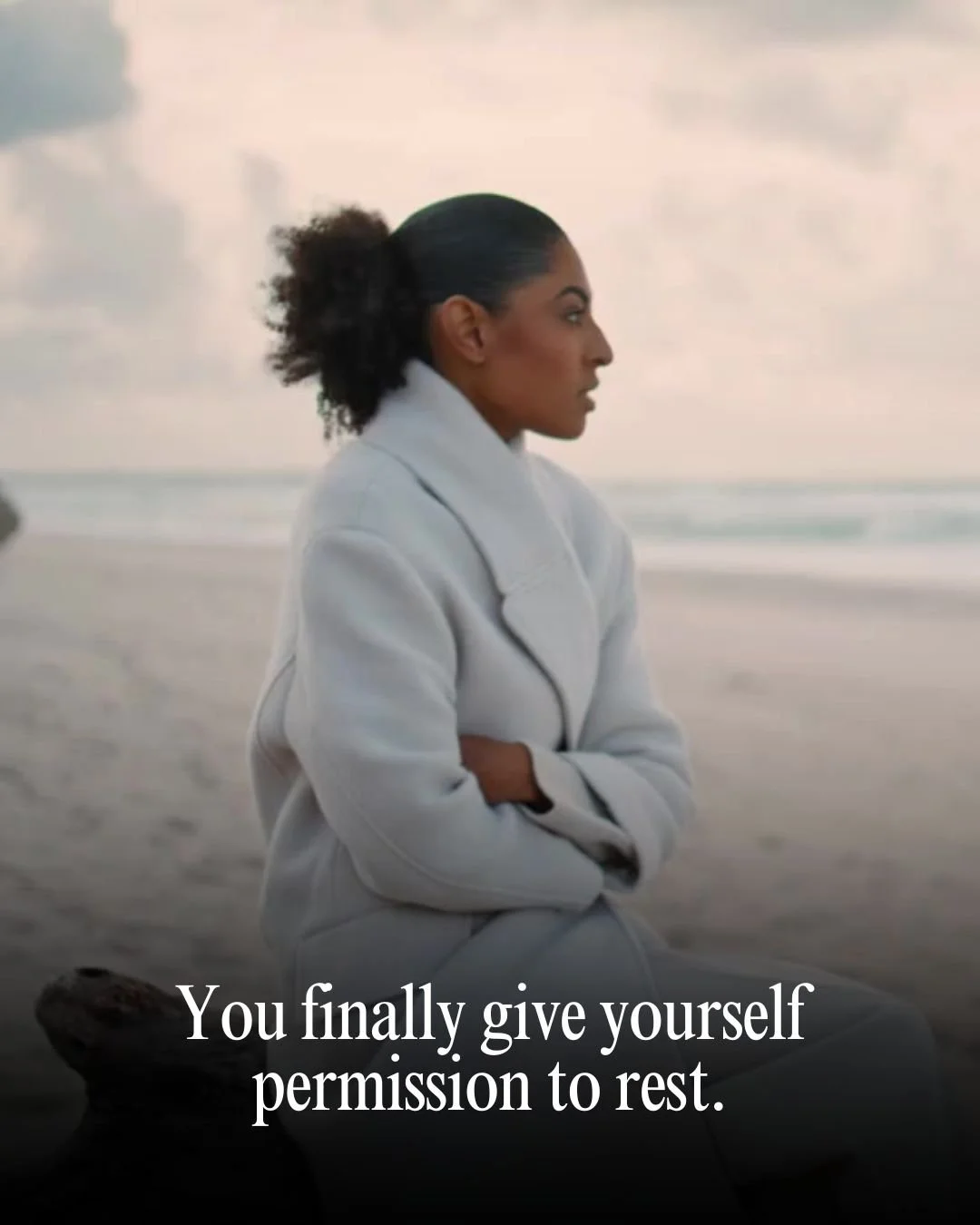 You finally give yourself permission to rest. 

You don&rsquo;t always have to keep going.
You don&rsquo;t have to earn rest by reaching your breaking point.

Sometimes, choosing yourself means slowing down, taking a breath, and allowing yourself to 
