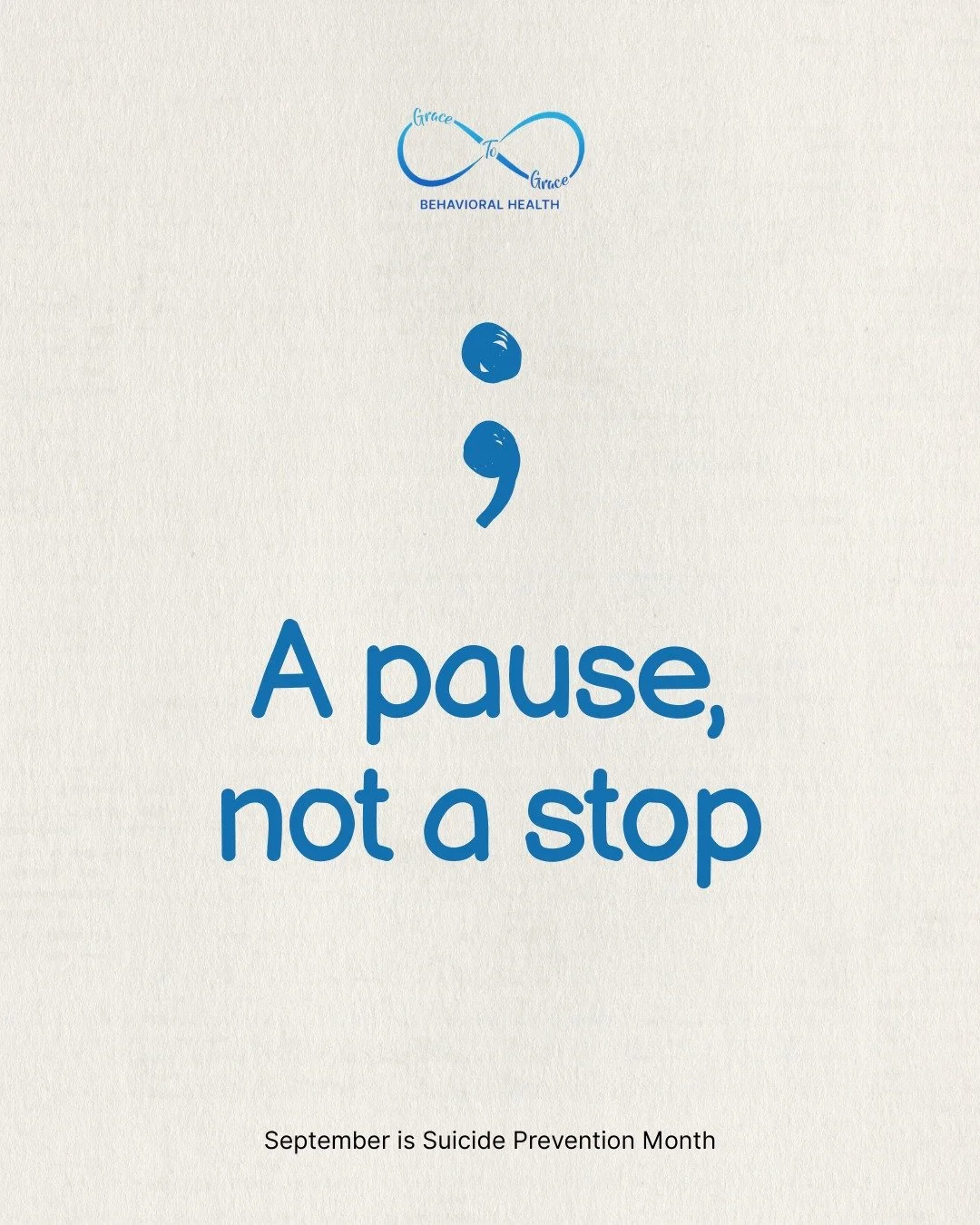 When life feels overwhelming, you don&rsquo;t have to face it alone. Sometimes, the most important step is simply to pause, breathe, and reach out.

This Suicide Prevention Month, let&rsquo;s check in, listen without judgment, and remind one another 