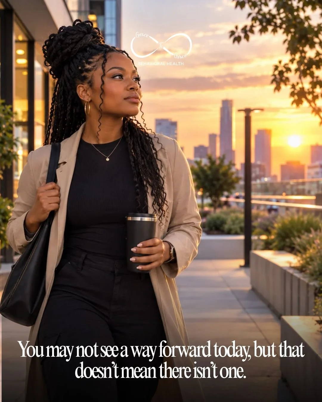 Some days, hope can feel far away.

Give yourself permission to take things one moment at a time, breathe, pause, and keep going. 

What feels impossible today may look different tomorrow. Keep making space for the possibility of better days. 

You d