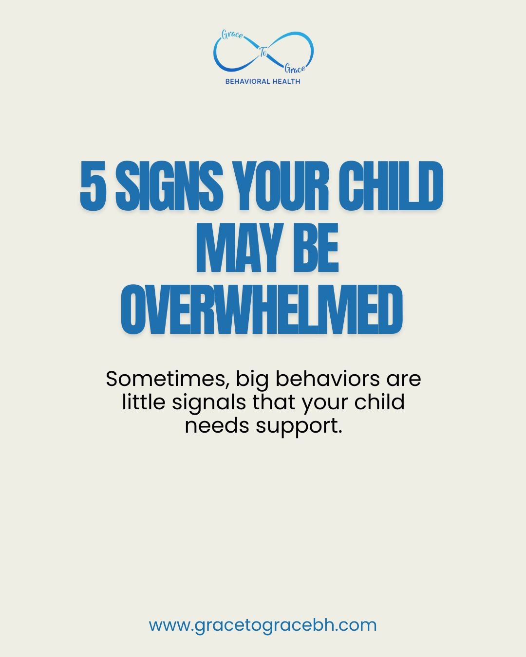 Sometimes, what looks like &ldquo;bad behavior&rdquo; may actually be a sign that your child is overwhelmed. 🤍

Pay attention to changes in their emotions, reactions, behavior, focus, and daily routines.

Your child may not always have the words to 