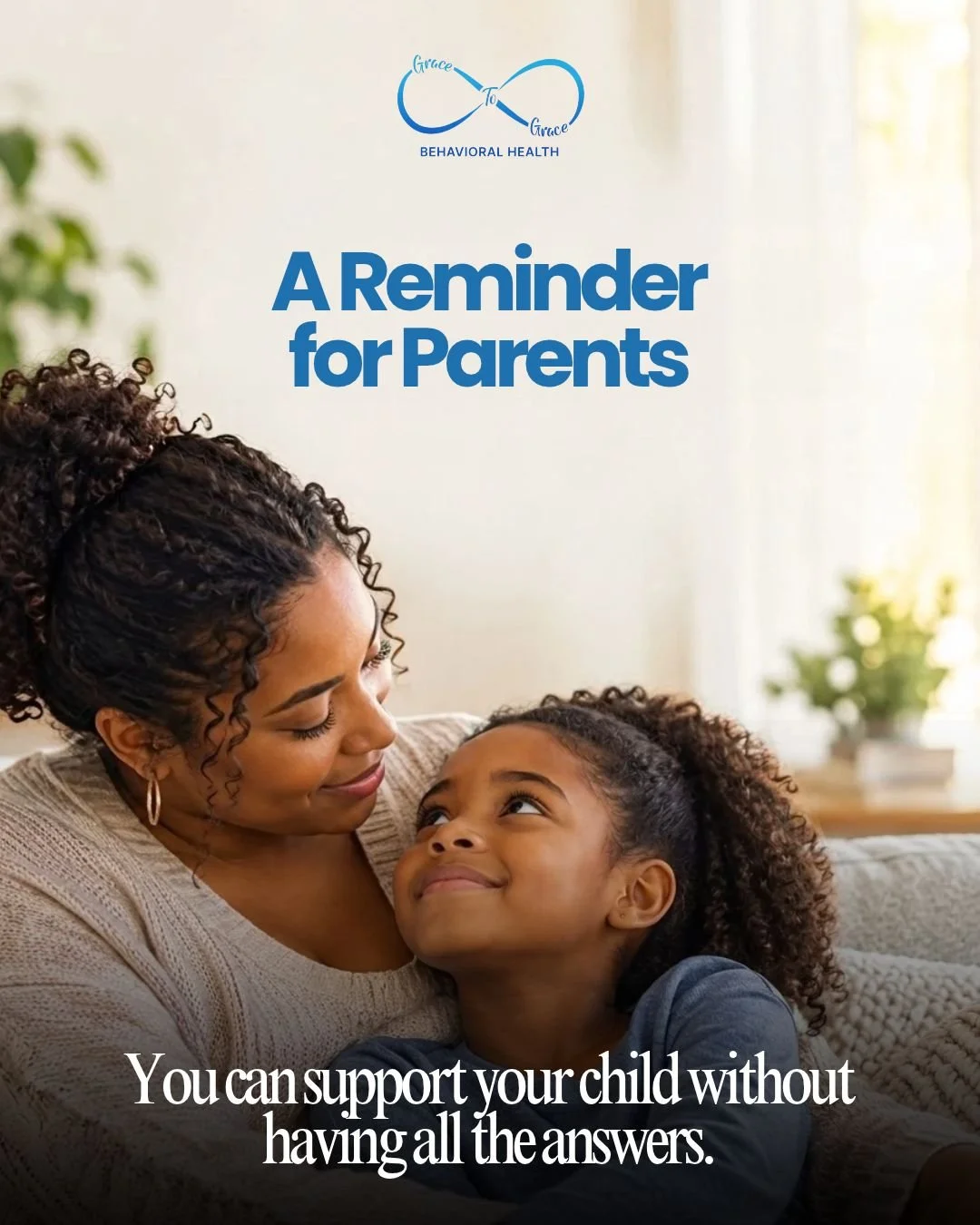 You don&rsquo;t need all the answers. 💙

Sometimes, your child just needs you to listen, stay present, and remind them:
&ldquo;You&rsquo;re not alone.&rdquo;

You don&rsquo;t have to be a perfect parent.

Just be present.

#ParentingTips #ChildMenta