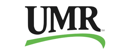 University of Maine at Presque Isle logo with green swoosh.