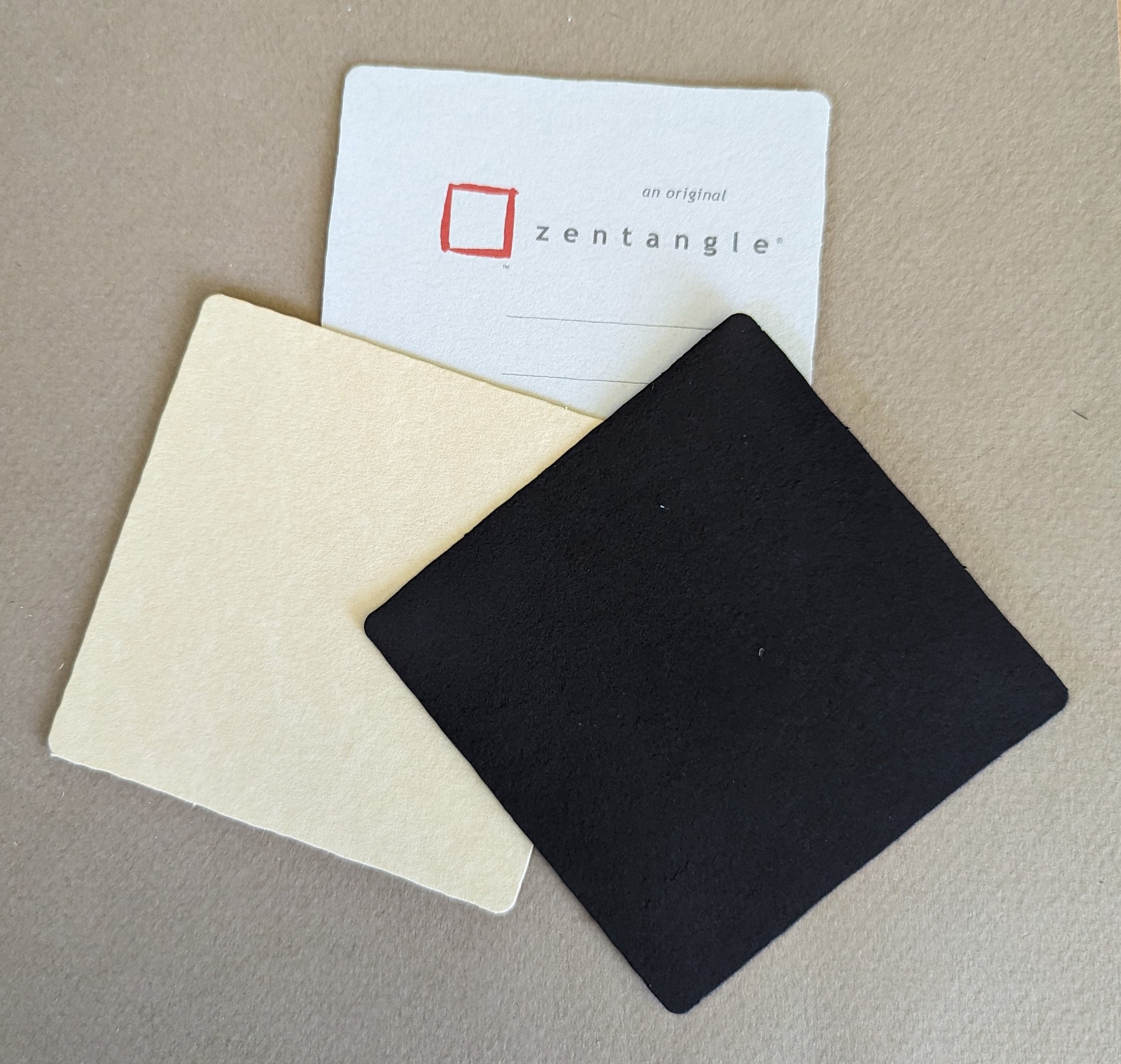 Tile Square Tan Black, Tan or Grey Square Tile 50 Pack — Creative Old Owl