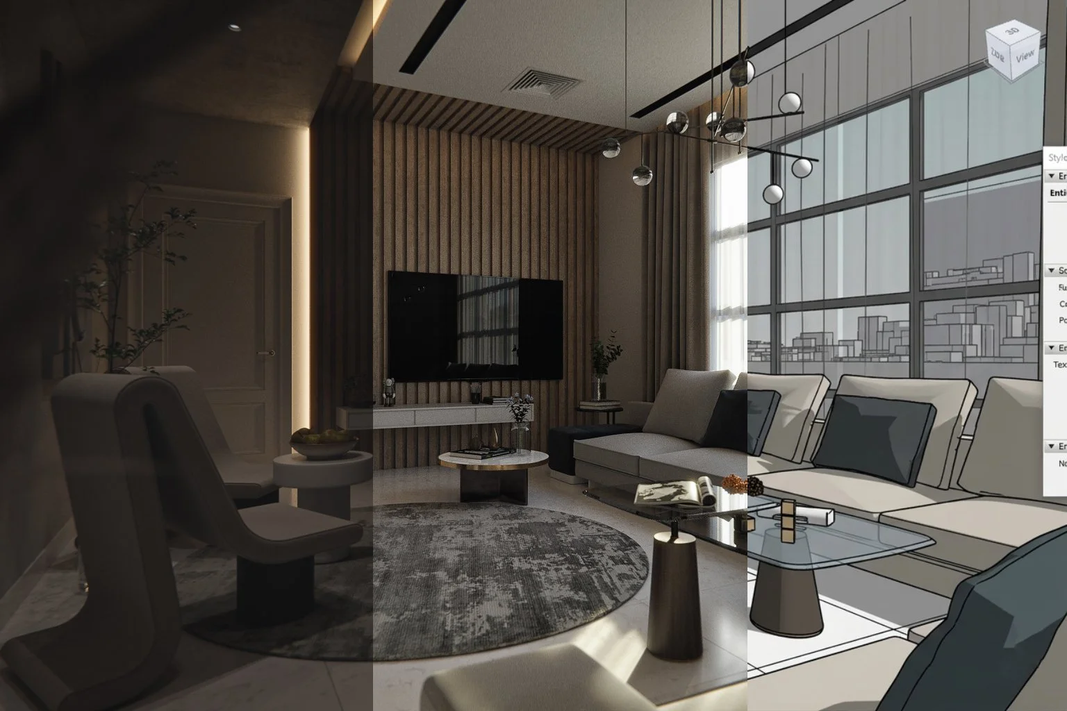 Entertainer Visualisation | Adelaide Residential Visualisation