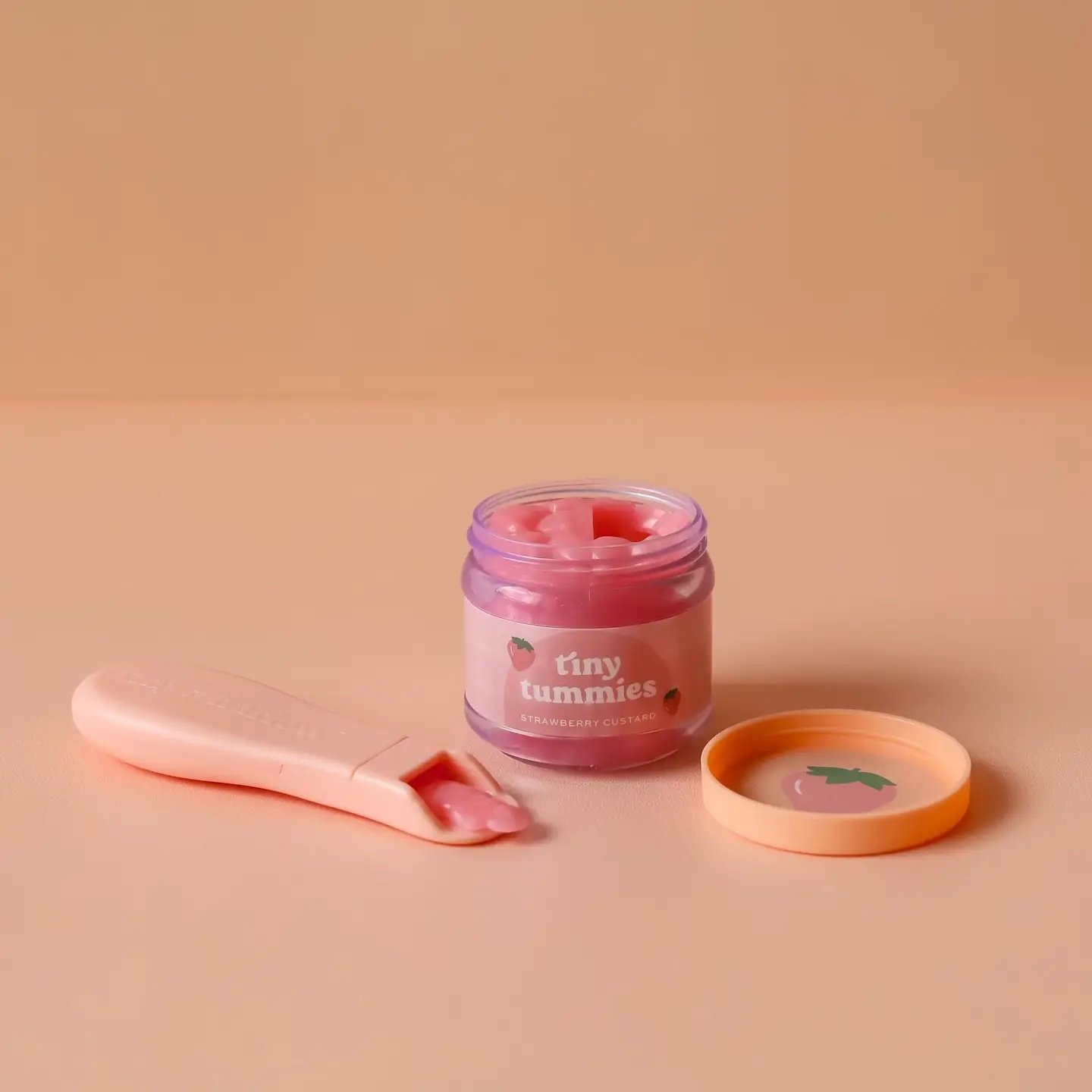 Tiny Tummies Strawberry Custard Food Jar