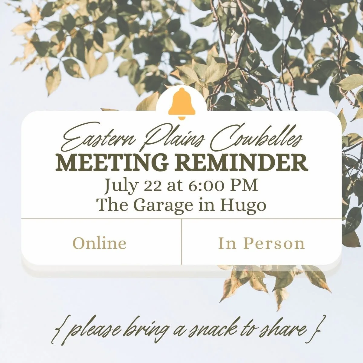 July Meeting