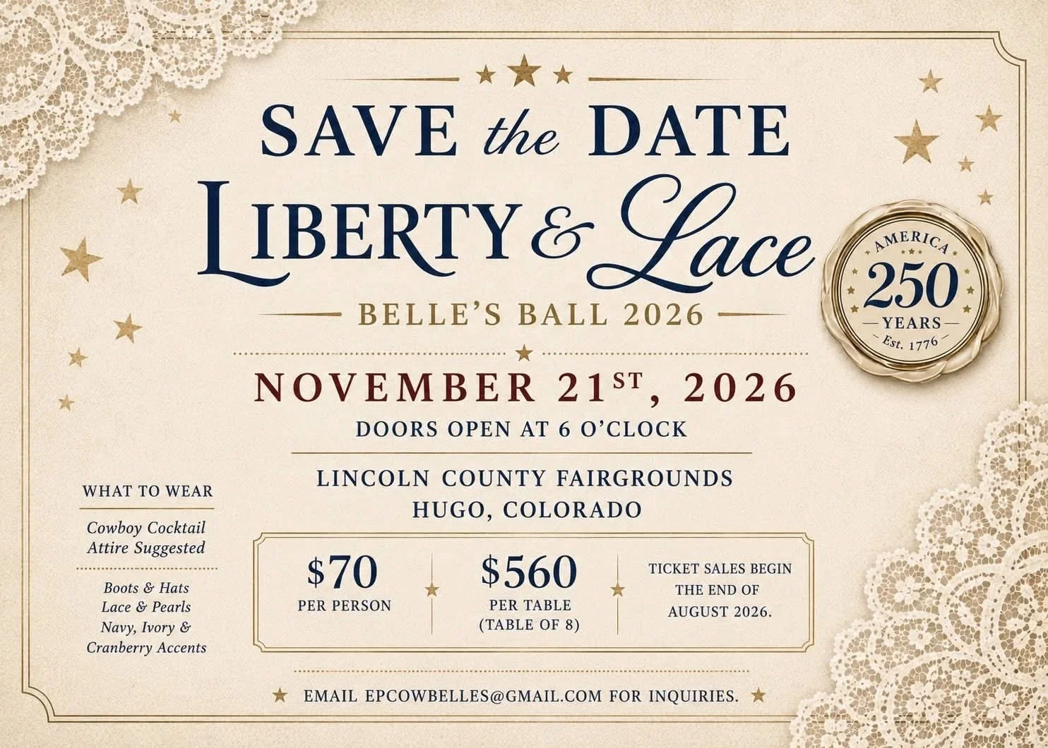 3rd Annual Belle’s Ball