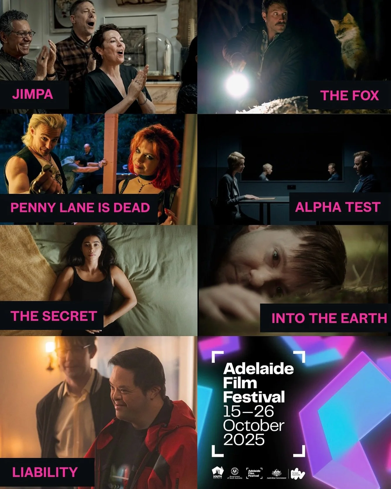 The Adelaide Film Festival program dropped last week and we are excited to see TKO Management actors feature in these standout productions!
JIMPA | Maya Carey, Conor Weir, Leo H
THE FOX | Molly Ferguson
PENNY LANE IS DEAD | David Roberts, Tarsha C