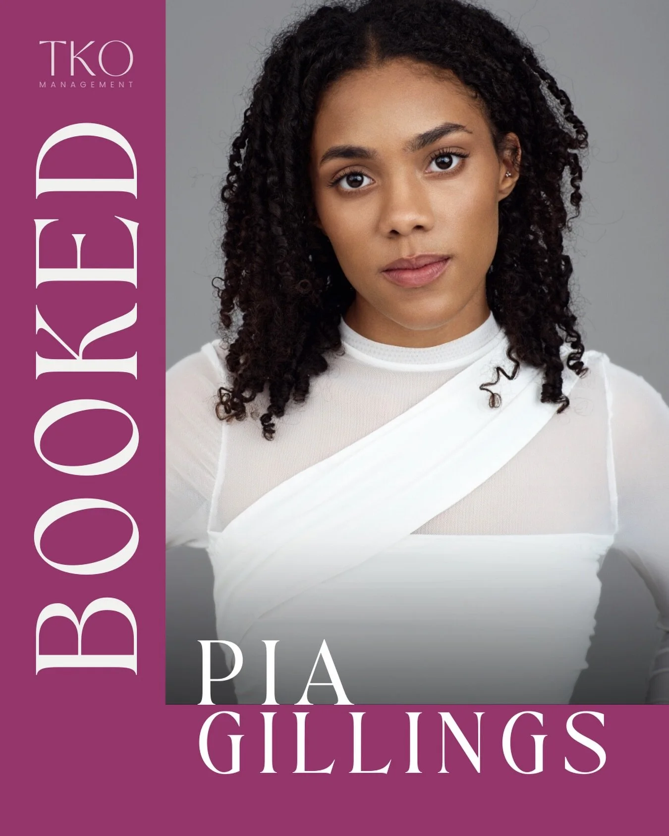 PIA GILLINGS has completed filming on an exciting feature film ✨