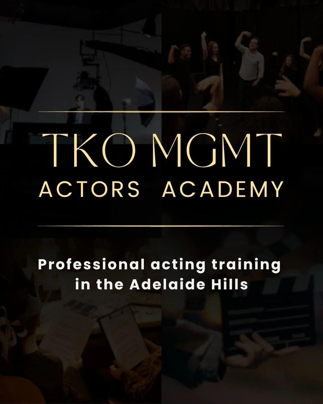 Introducing TKO Actors Academy ✨

A new acting training program in the Adelaide Hills, focused on building confident, capable performers in a supportive, craft-led environment.

Designed for beginners through to developing actors, with classes for ki
