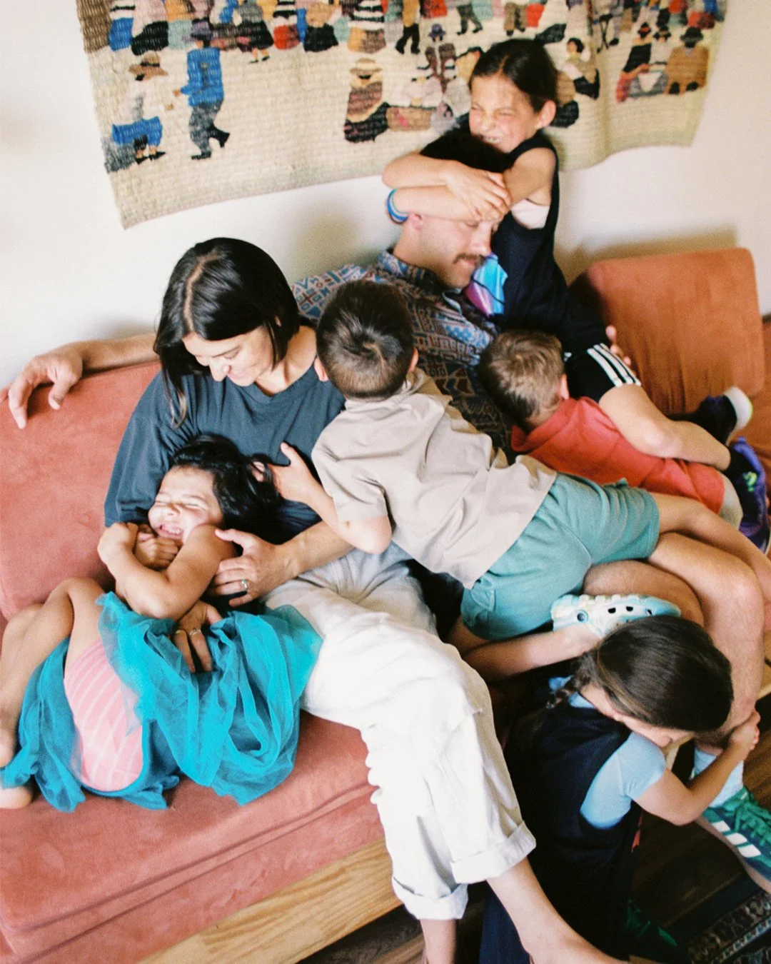 If you ever meet a family who's pushed two nuggets together and called it a living room couch, mark my words: they're keepers.

First half of these from my trusty film cam, second half shot on my analog while I caught up with my friend and real life 