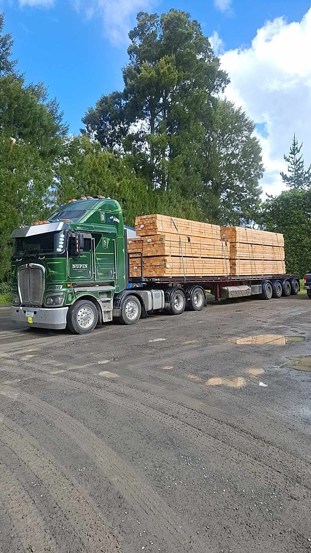 Nupin Transport flat deck wood