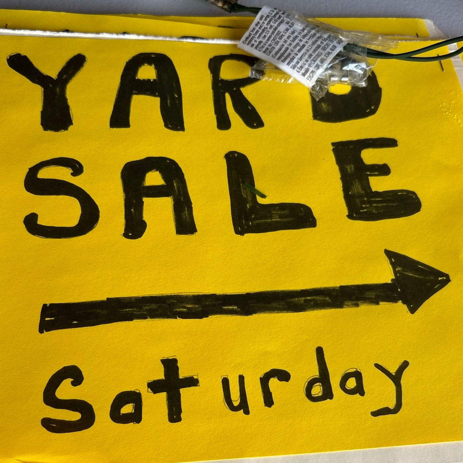 Yard Sale Fundraiser