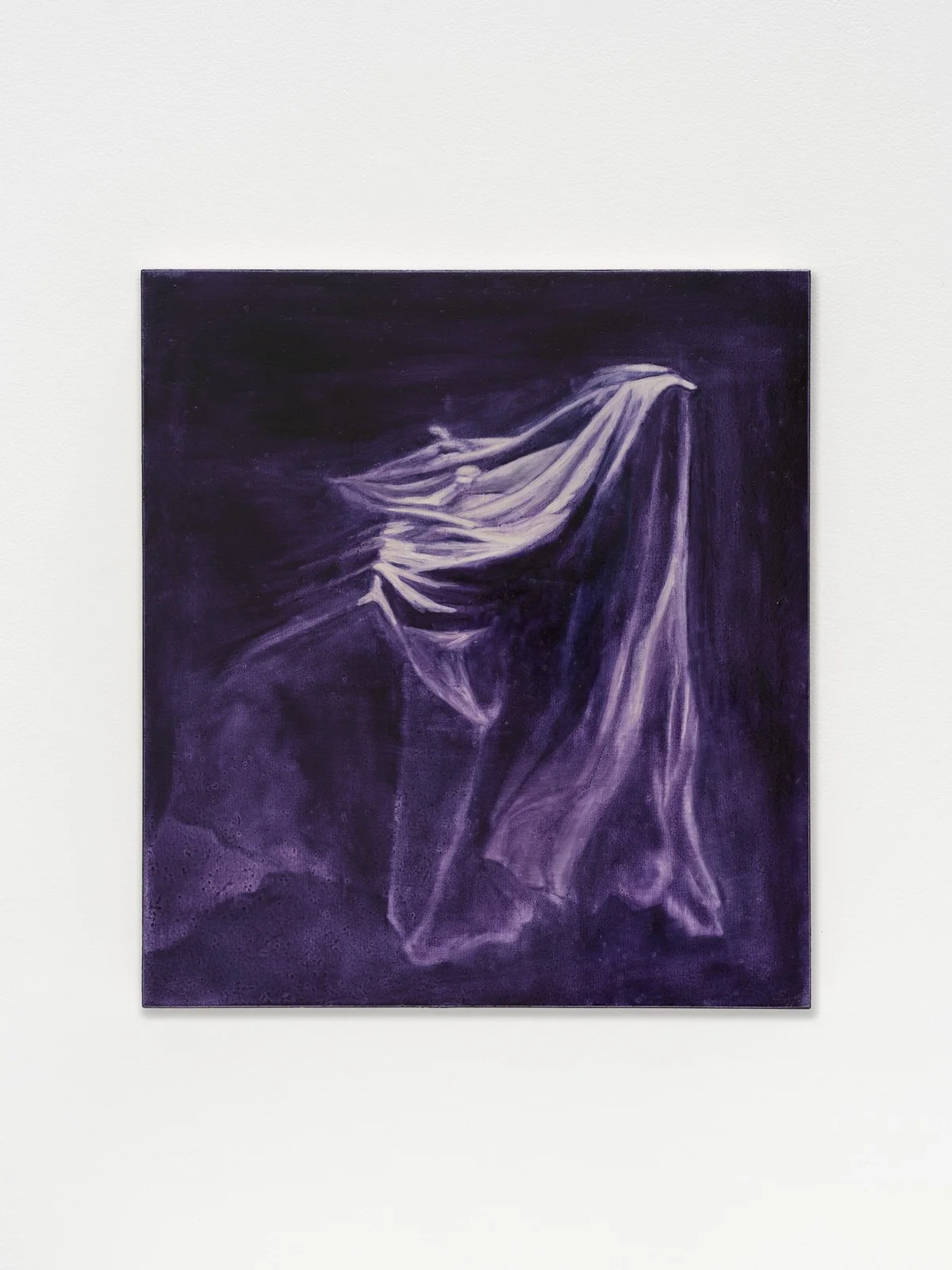 'Wrapped Mountain' 2026, oil on board, 300 x 330mm. Image curtesy of Lucy Foster