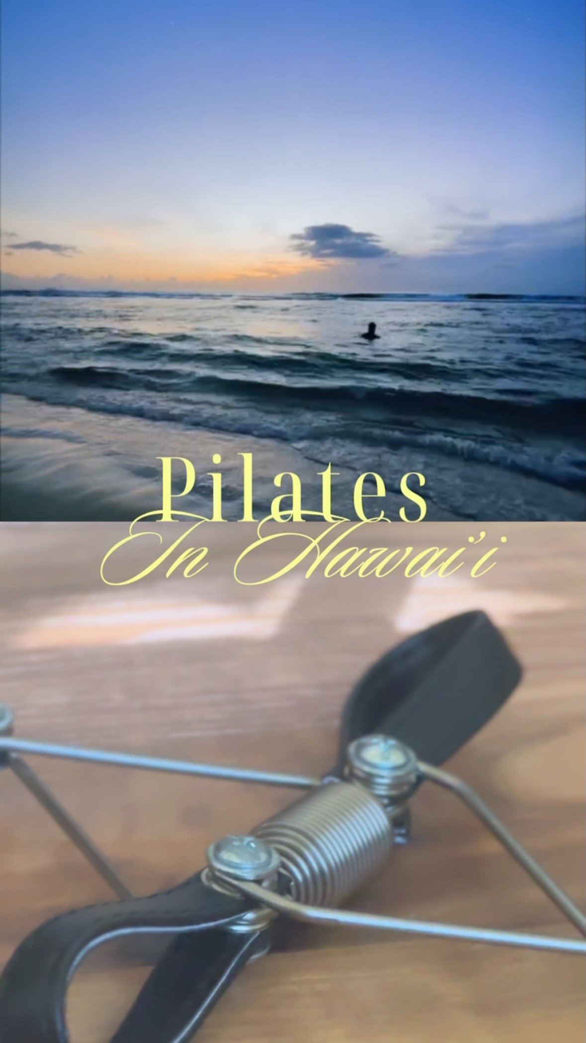 Starting my days with Pilates and ending them with salty hair and sandy toes — nothing beats moving my body and breathing in the ocean air here in Hawaii. Feeling stronger, lighter, and so grateful for this practice.