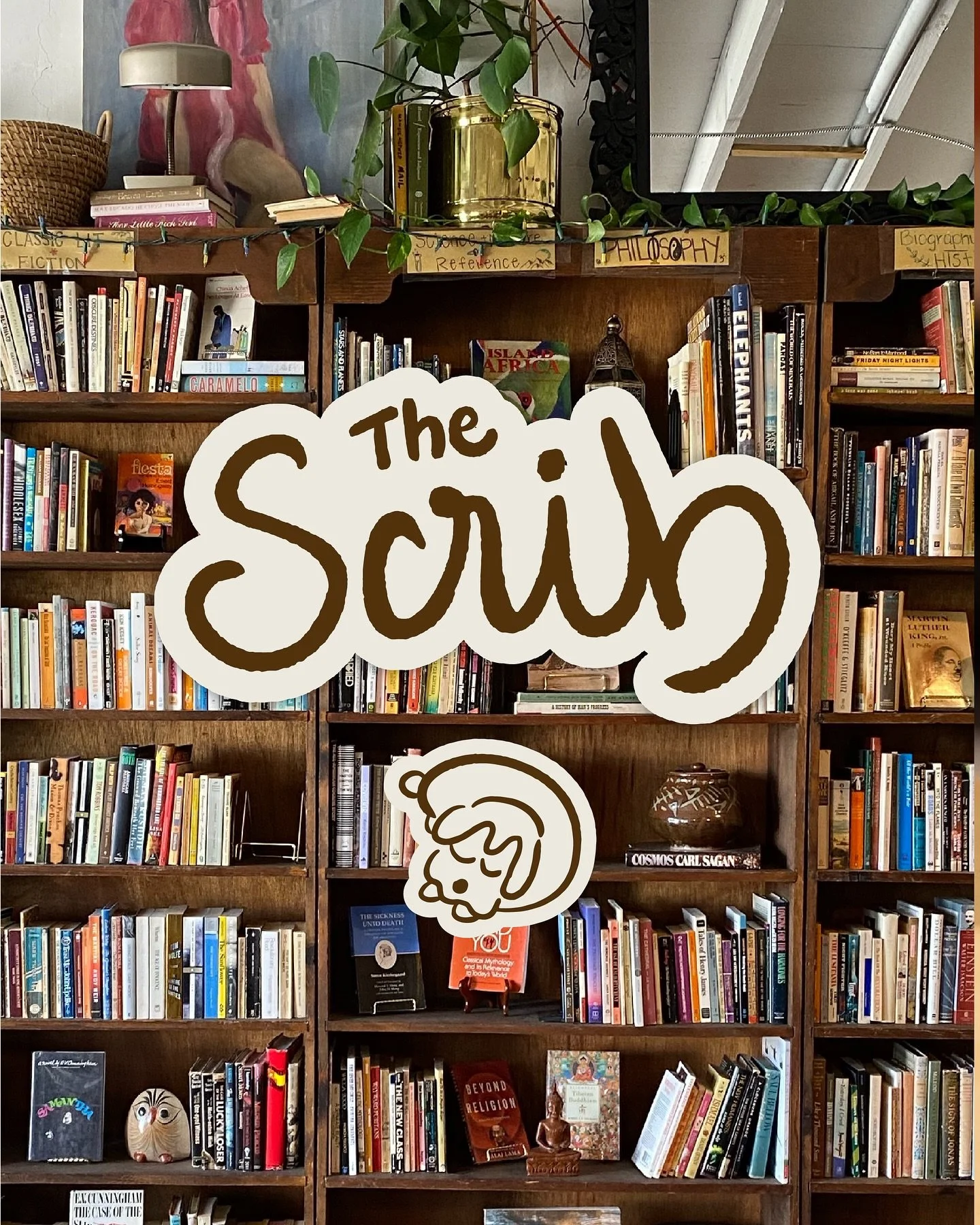 SO excited to be showing the brand identity for The Scrib Cafe &amp; Art Library! This project has been a long time dream of mine and our co-op members. Even though this is just a concept for now, the vision is now out in the world! 🗣️ If anyone can