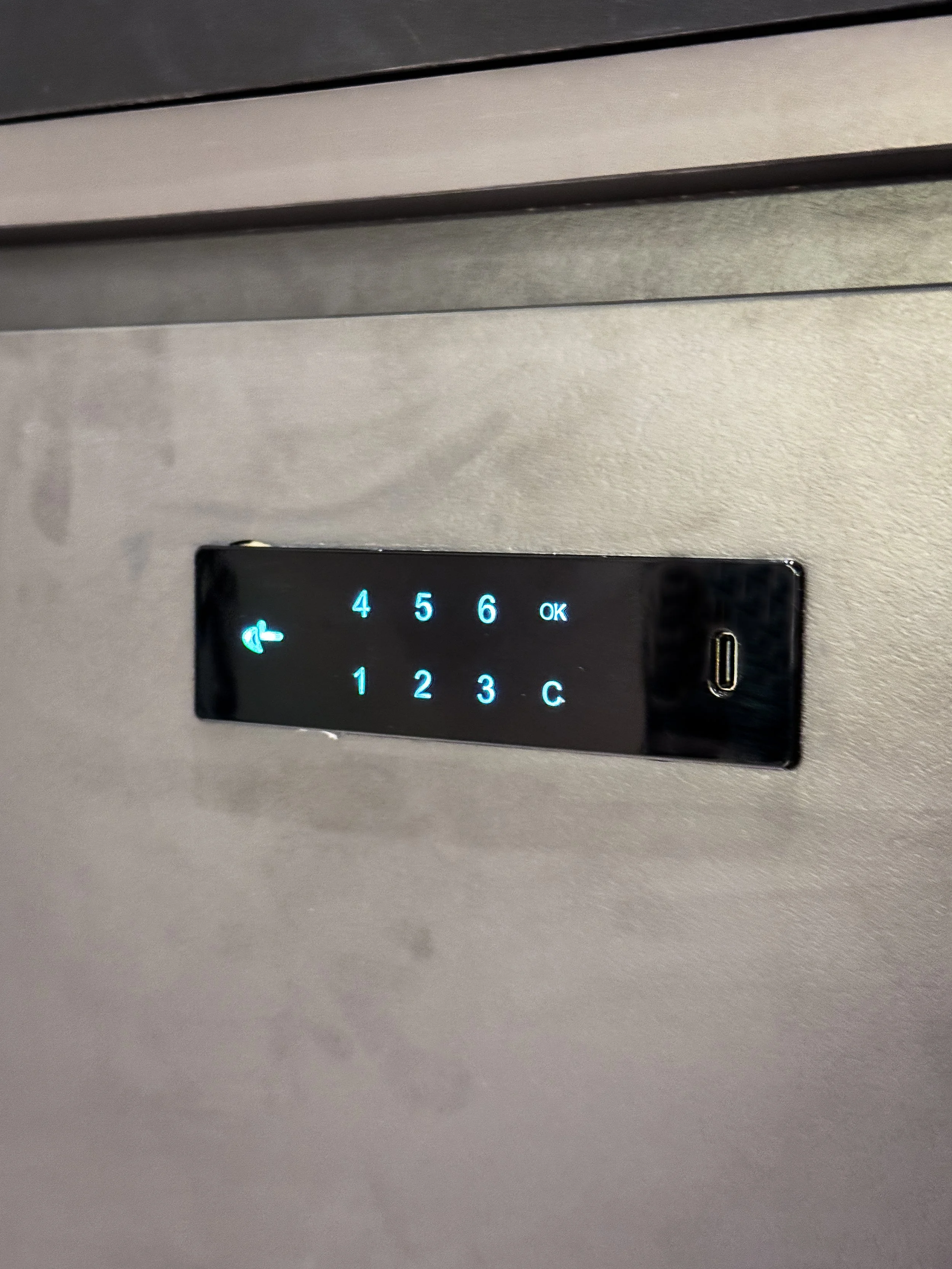 Flushed Number Digital Lock