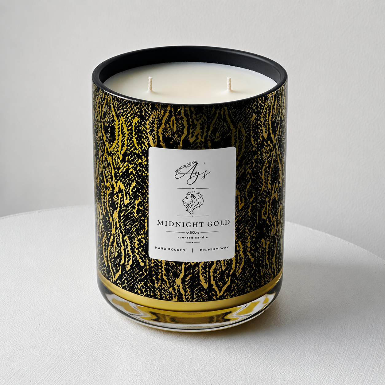 Midnight Gold Scented Candle