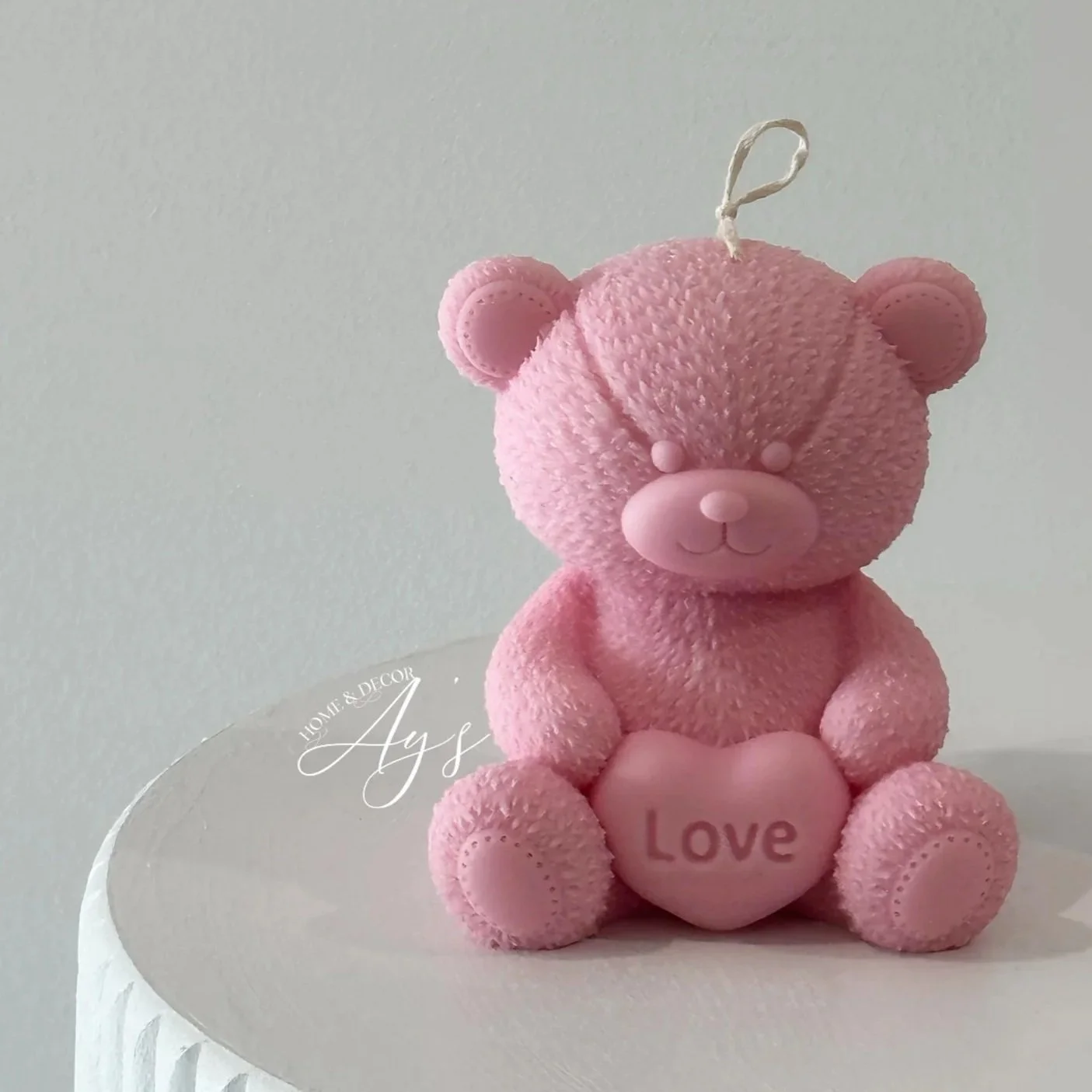 Sweetheart Teddy Candle