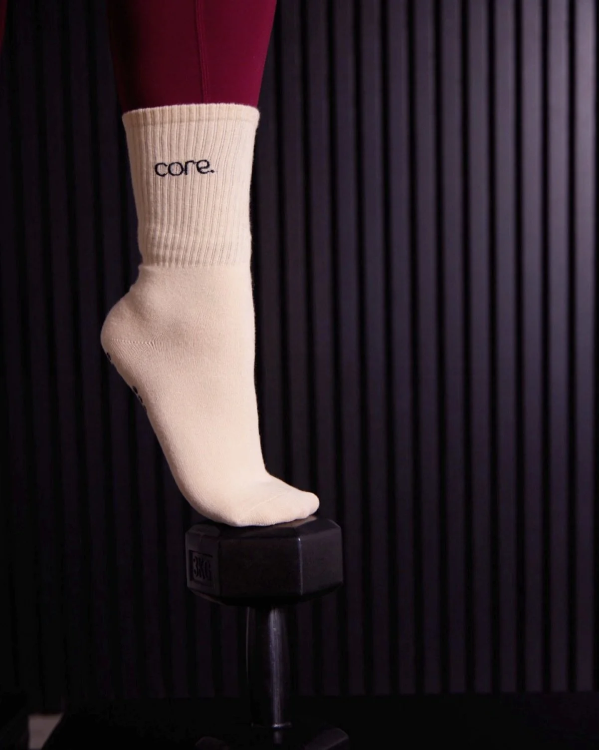 action 🤍
Captured at Core Reformer.

Embroidered (not printed), low minimums, and fully custom &mdash; designed to move, hold, and last.

Clean. Functional. On brand.

DM us to create yours 🧦✨

#customgripsocks
#pilatesstudioowners
#studiobranding
