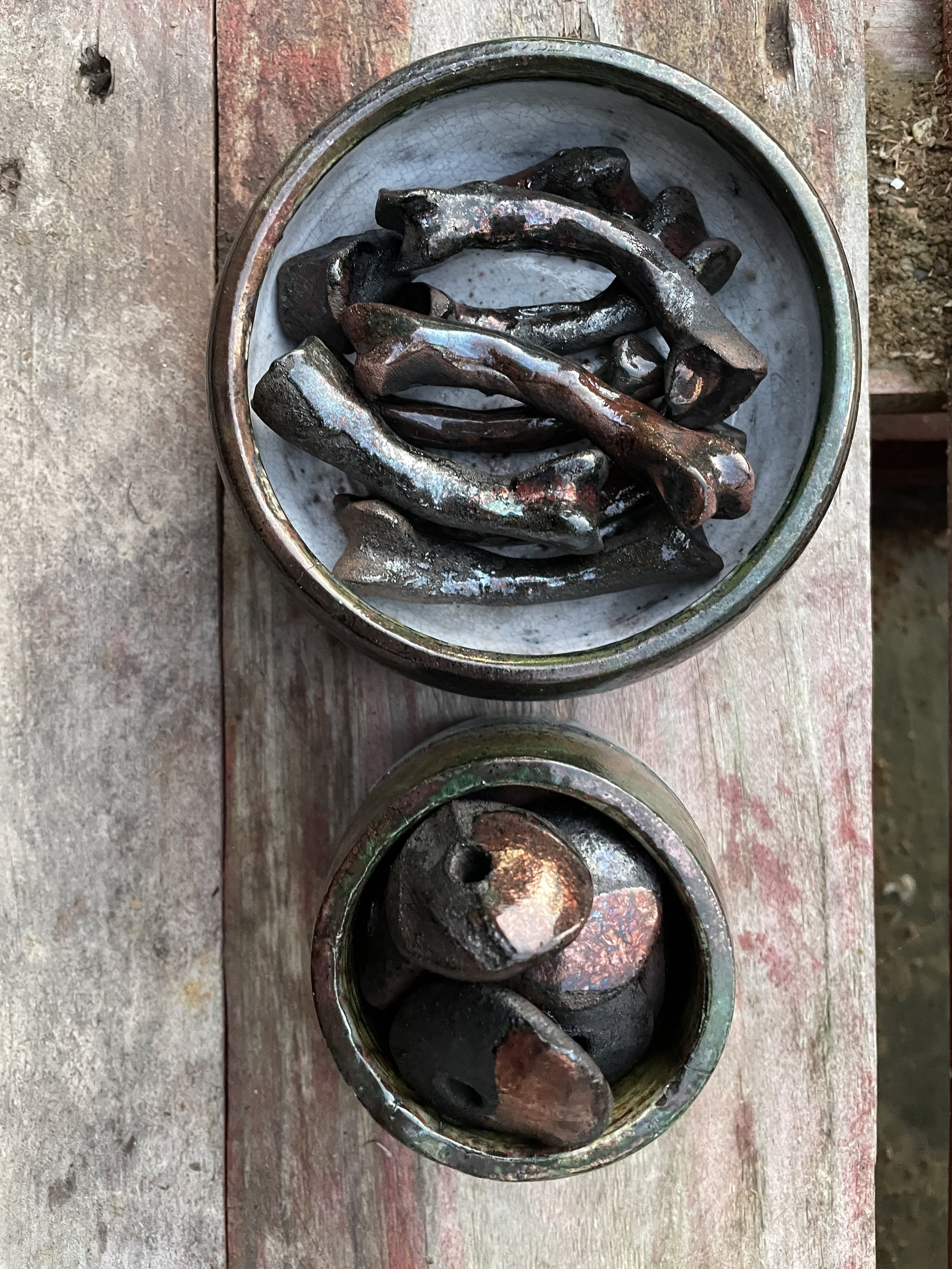 Raku Fired Ritual Bone