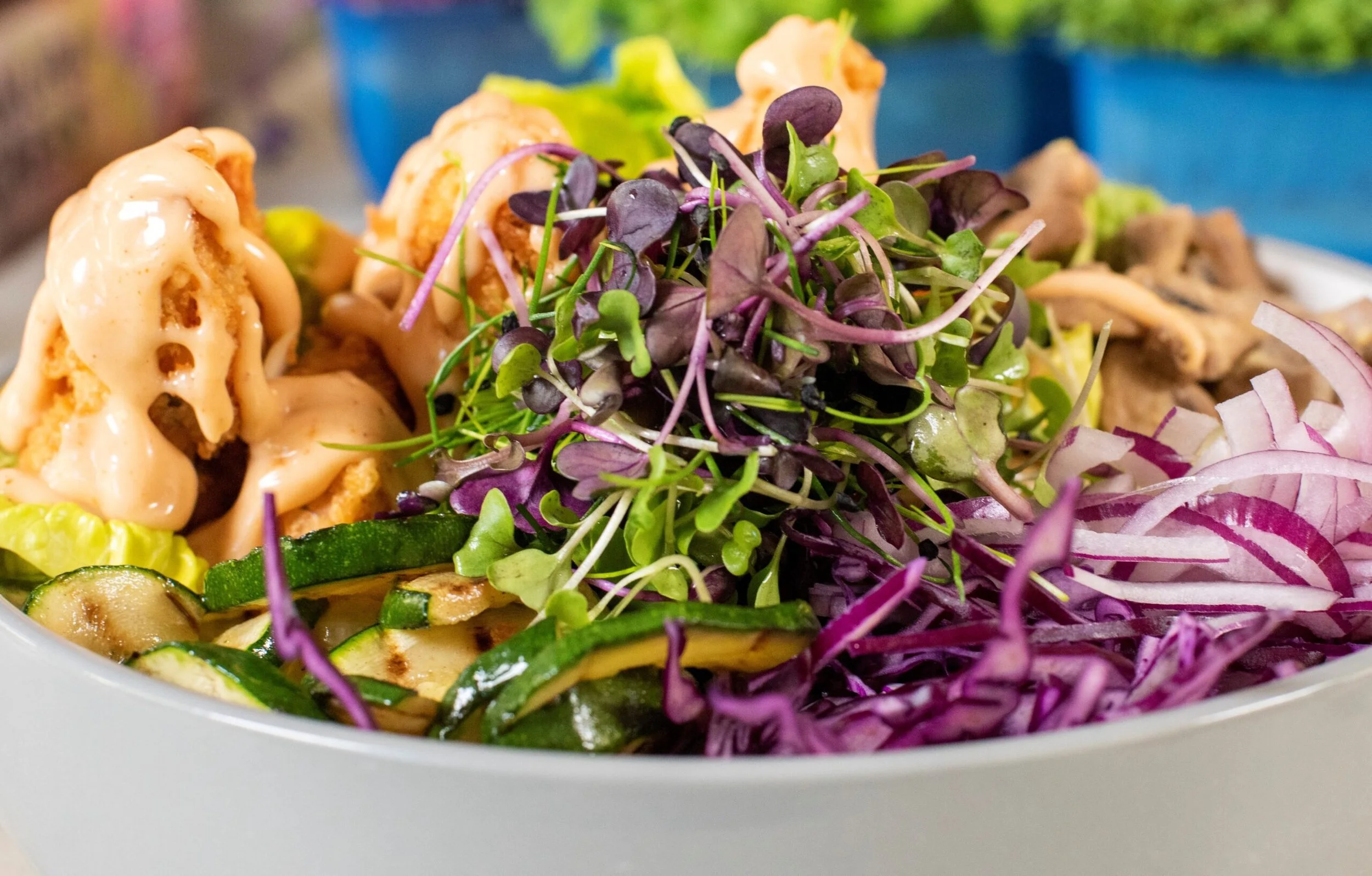 Bang Bang Cauliflower &amp; Broccoli Salad