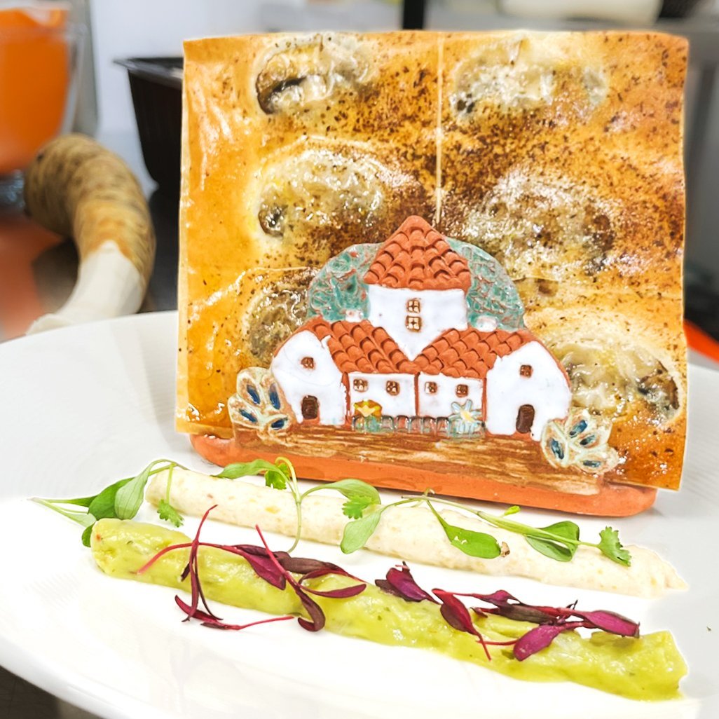 Mushroom Crispy Bread Amuse