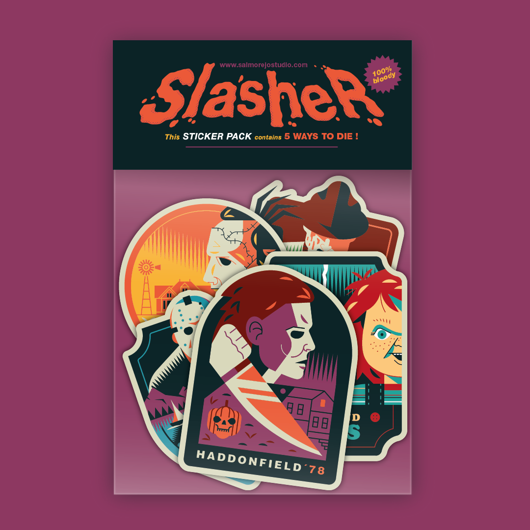 Slasher sticker pack