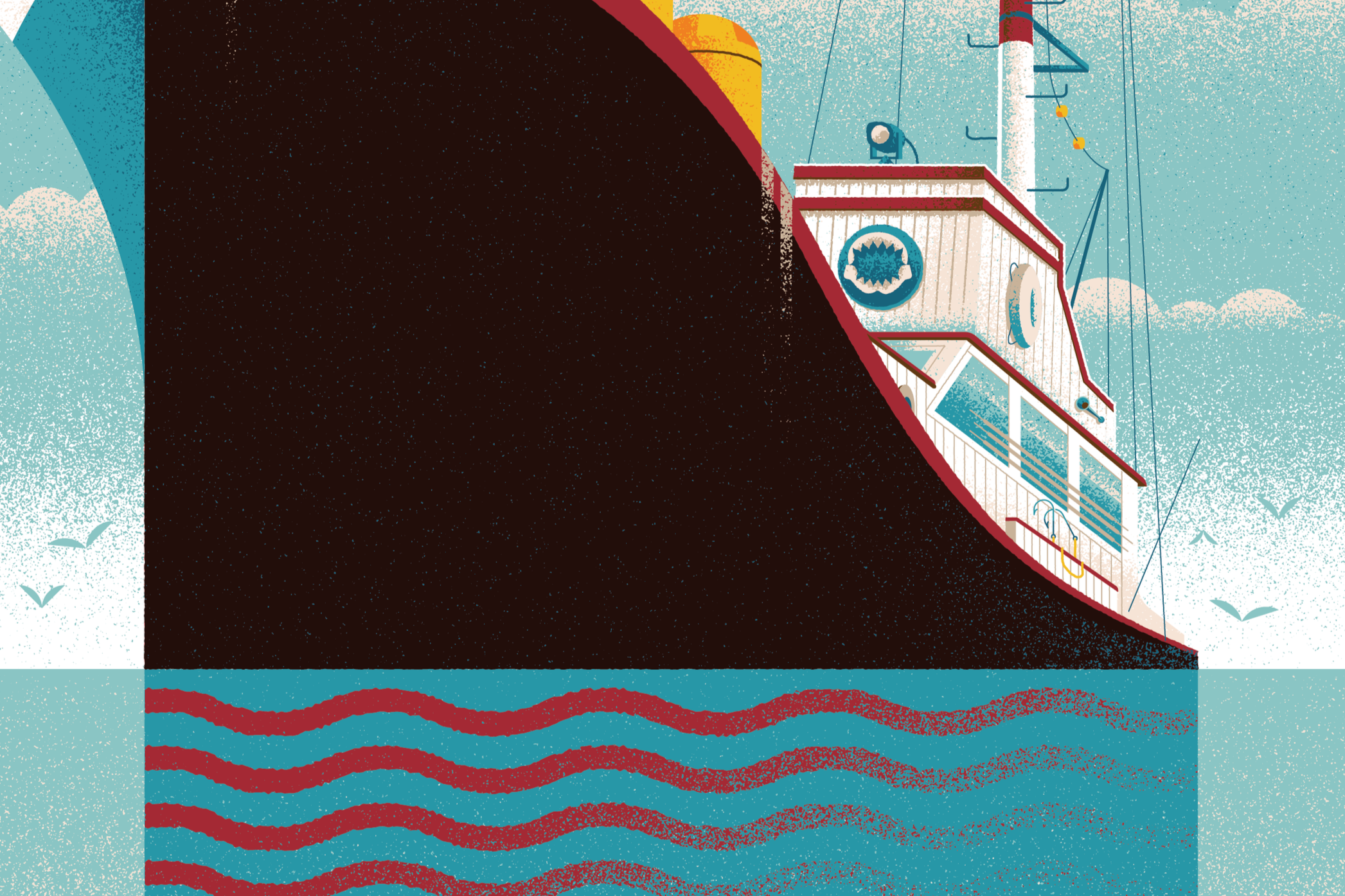 Jaws 50th Anniversary Art Book Illustration