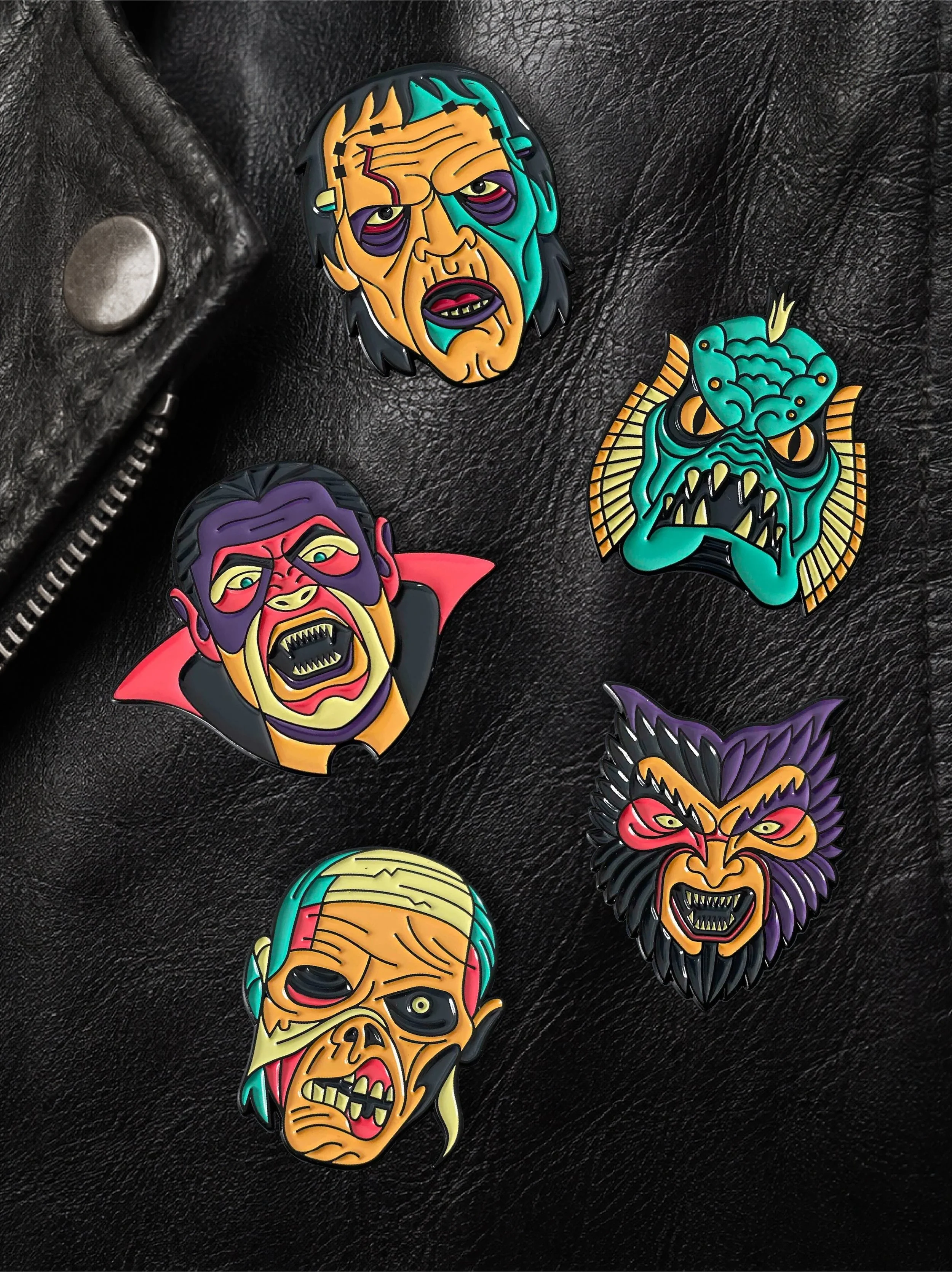 The Monster Squad official enamel pins